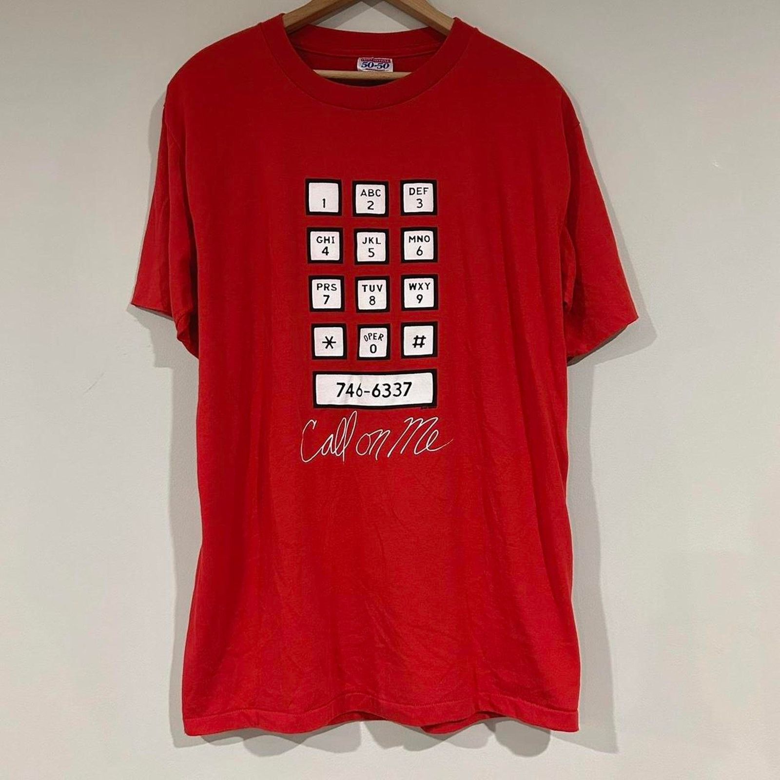 Other Vintage 1980’s Pioneer Electronics Call On Me Tee Shirt Size US L / EU 52-54 / 3 - 1 Thumbnail