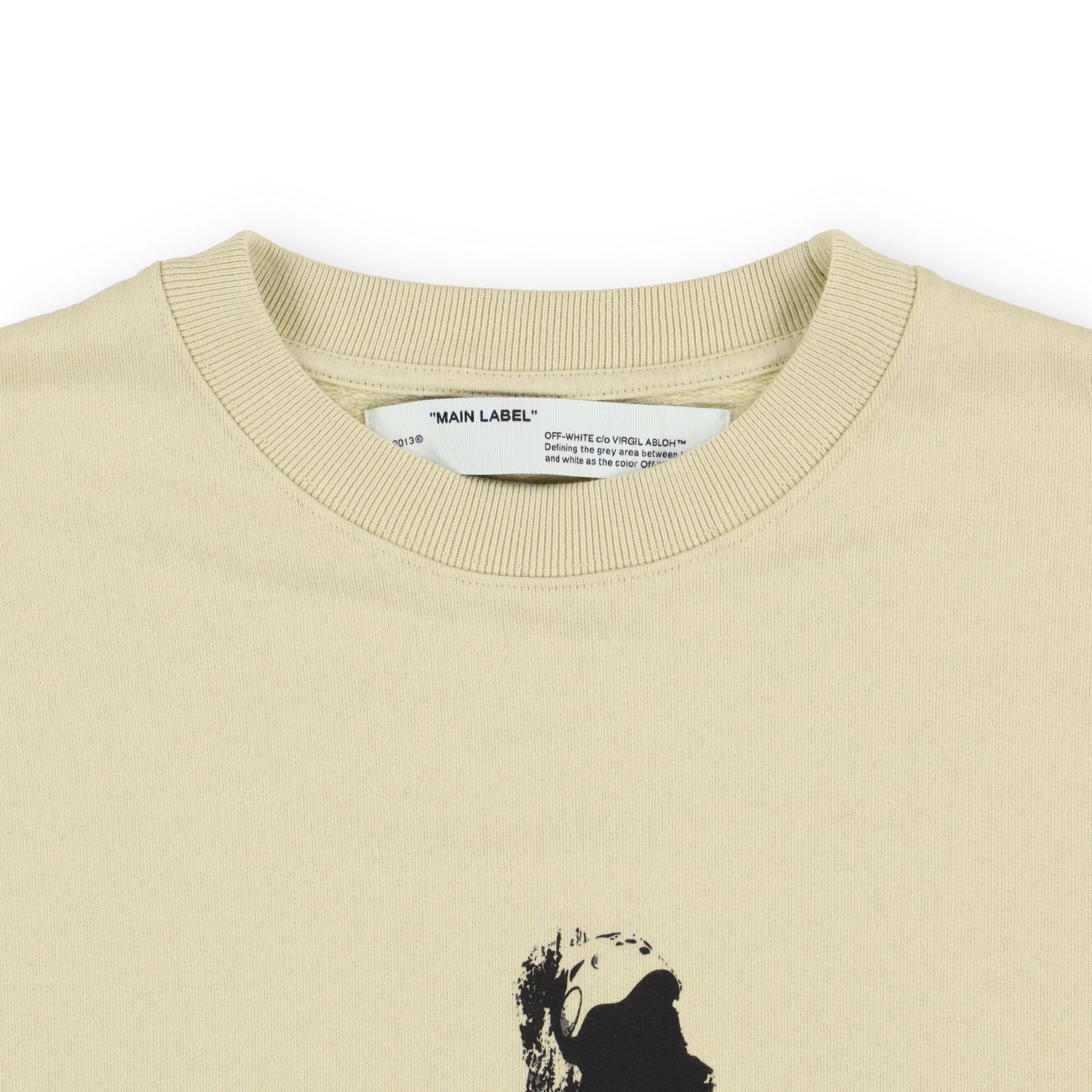 Off-White Beige Vertical Climb Arrows Logo Sweatshirt Size US M / EU 48-50 / 2 - 4 Thumbnail