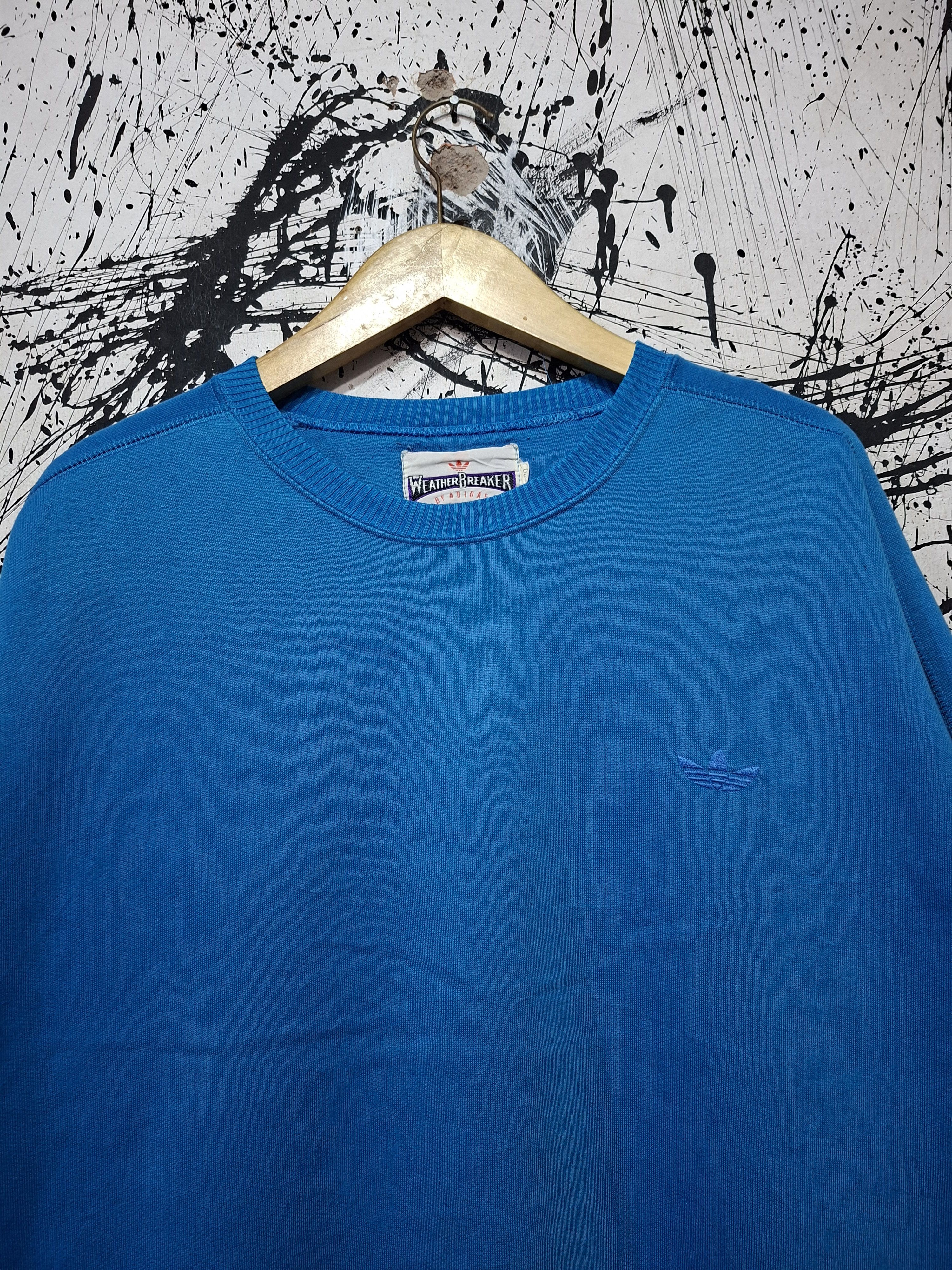 Adidas 80'S WEATHER BREAKER BY ADIDAS TREFOIL LOGO SWEATSHIRT Size US XL / EU 56 / 4 - 3 Thumbnail