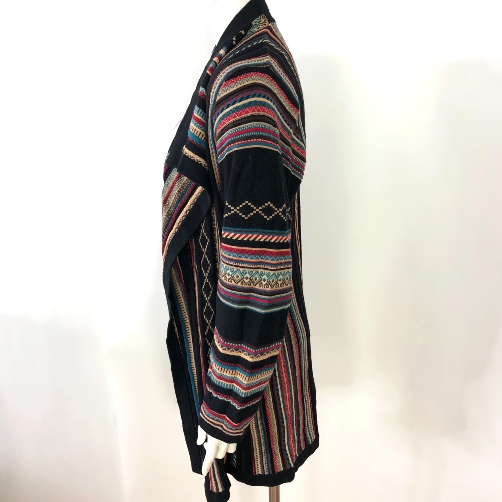 Orvis Orvis Sweater Black Aztec Southwest Open Front Pullovers Women L Regular All Over Print MINT May be Casual/Cocktail Size L / US 10 / IT 46 - 4 Thumbnail