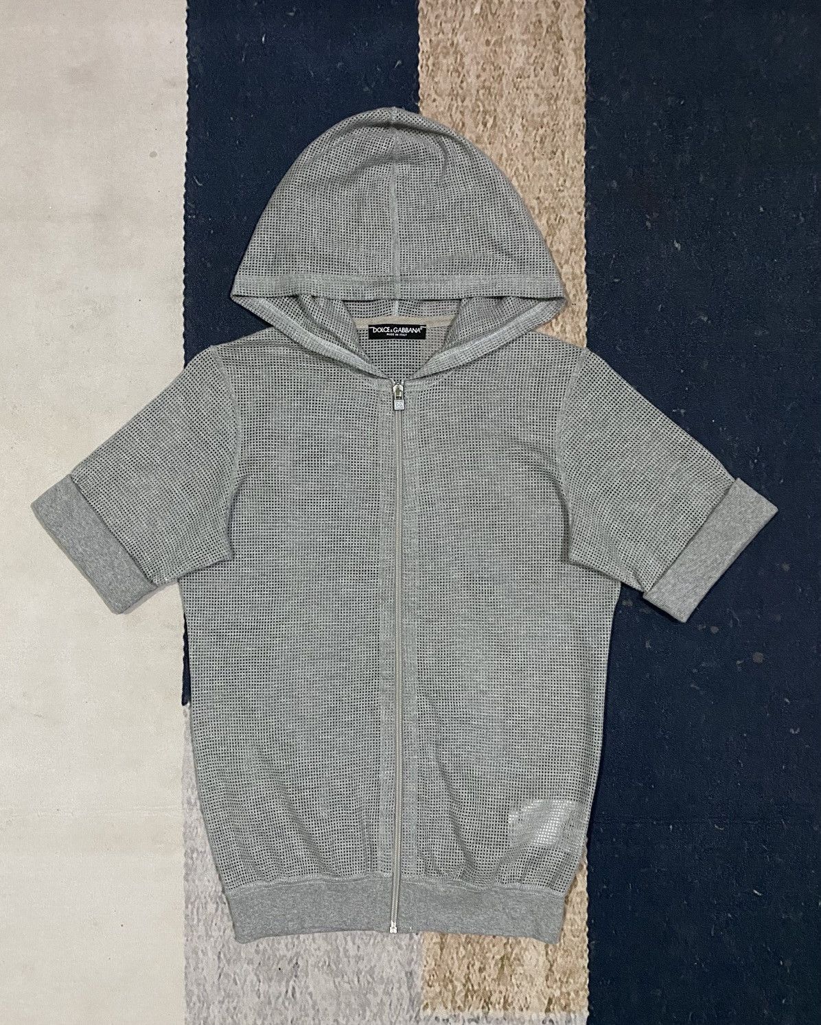 Dolce & Gabbana Dolce & Gabbana Mesh Zipper Hoodie Size M / US 6-8 / IT 42-44 - 1 Thumbnail