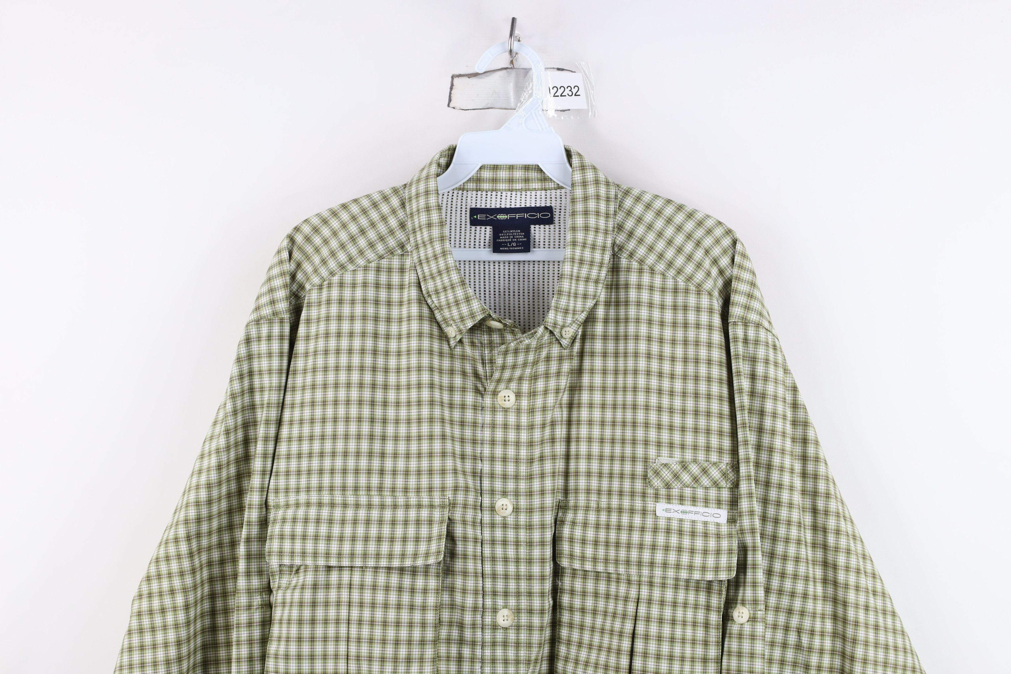 ExOfficio ExOfficio Double Pocket Hiking Trekking Button Shirt Plaid Size US L / EU 52-54 / 3 - 2 Thumbnail