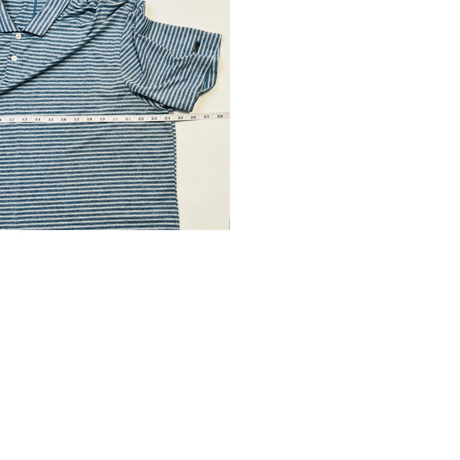 Nike Nike Dri-FIT Polo Shirt Mens XL Blue White Striped Golf Tiger Woods Athletic Size US XL / EU 56 / 4 - 9 Thumbnail