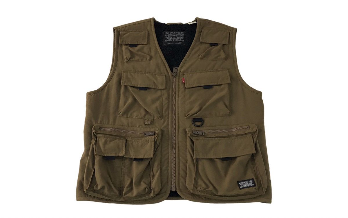 Japanese Brand × Levi's Vintage Vest Levi’s Fleece Inner Distressed Fleece Inner Size US M / EU 48-50 / 2 - 1 Thumbnail