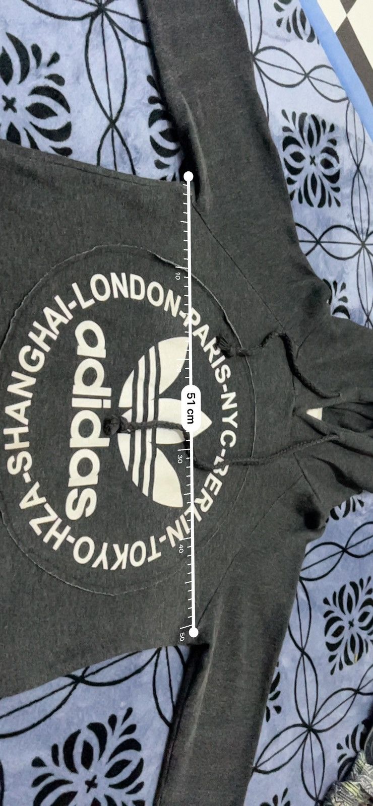Adidas × Vintage Adidas Hoodie - 80’s CRAZY vintage streetwear vintage hoodie Size L / US 10 / IT 46 - 7 Thumbnail