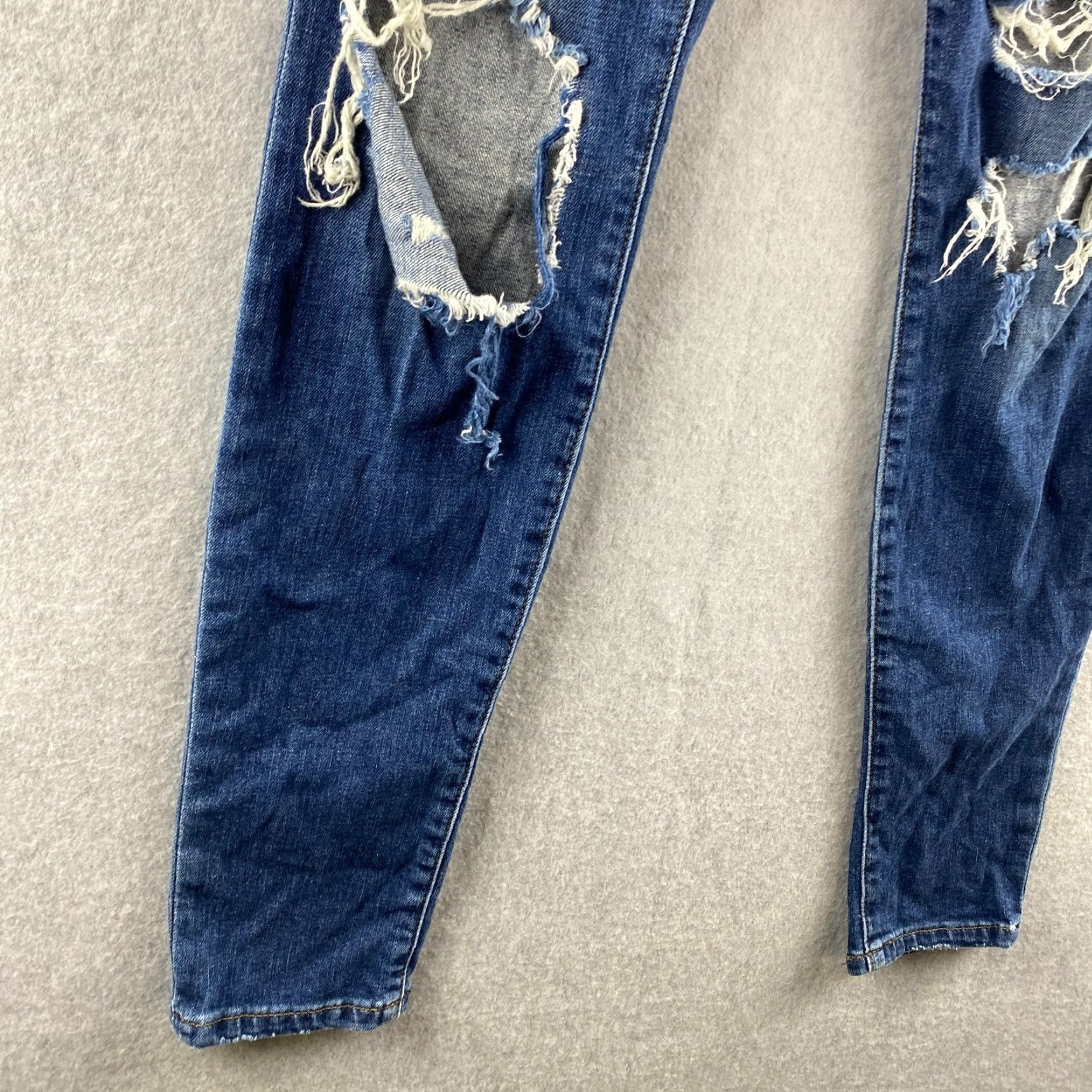 Vintage Joe's Jeans Womens Jeans 27 Blue Mid-Rise Skinny Distressed Denim 5-Pocket Womens Size 27" / US 4 / IT 40 - 5 Thumbnail