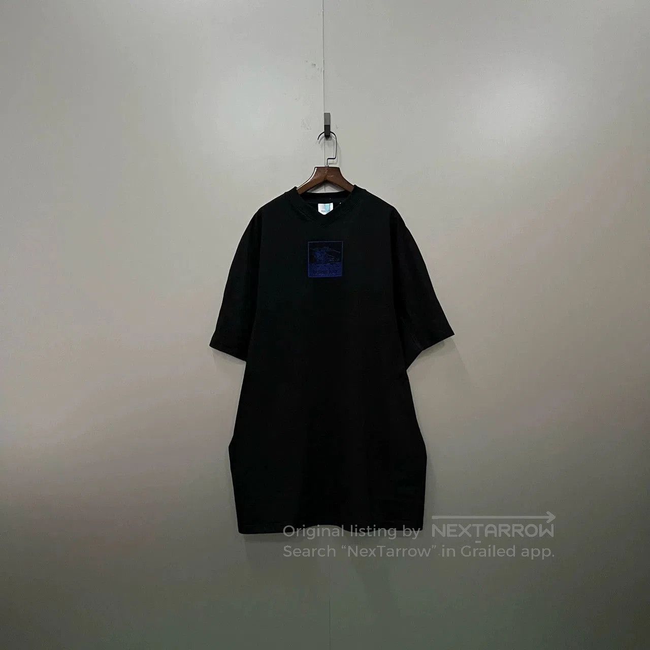 Burberry burberry black logo embroidered short sleeve shirt. Size US S / EU 44-46 / 1 - 1 Thumbnail