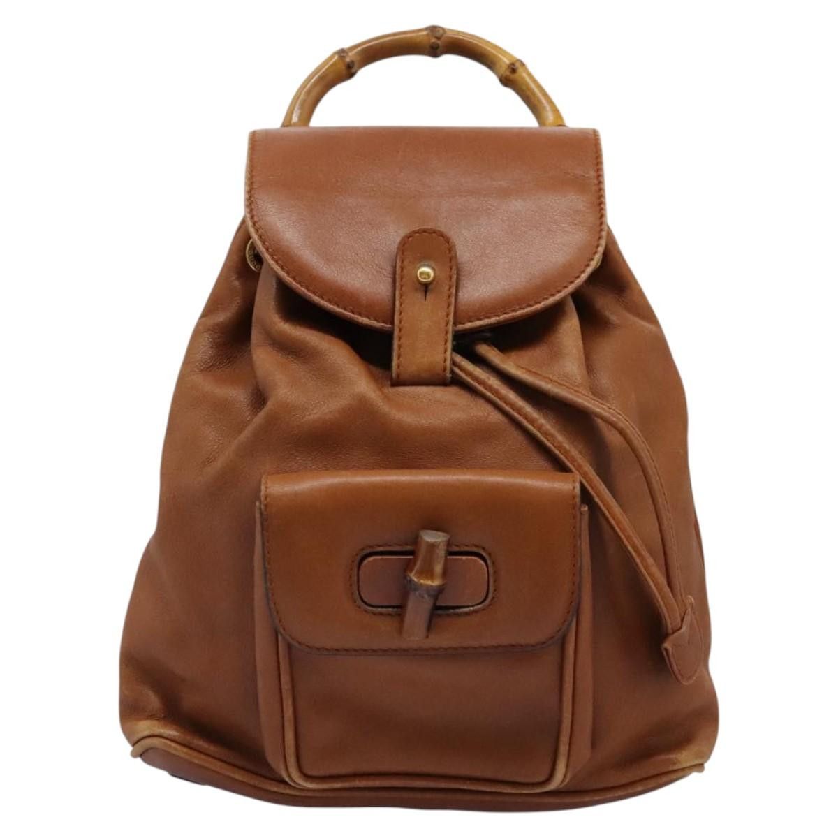 Gucci Gucci Bamboo backpack Size ONE SIZE - 1 Thumbnail