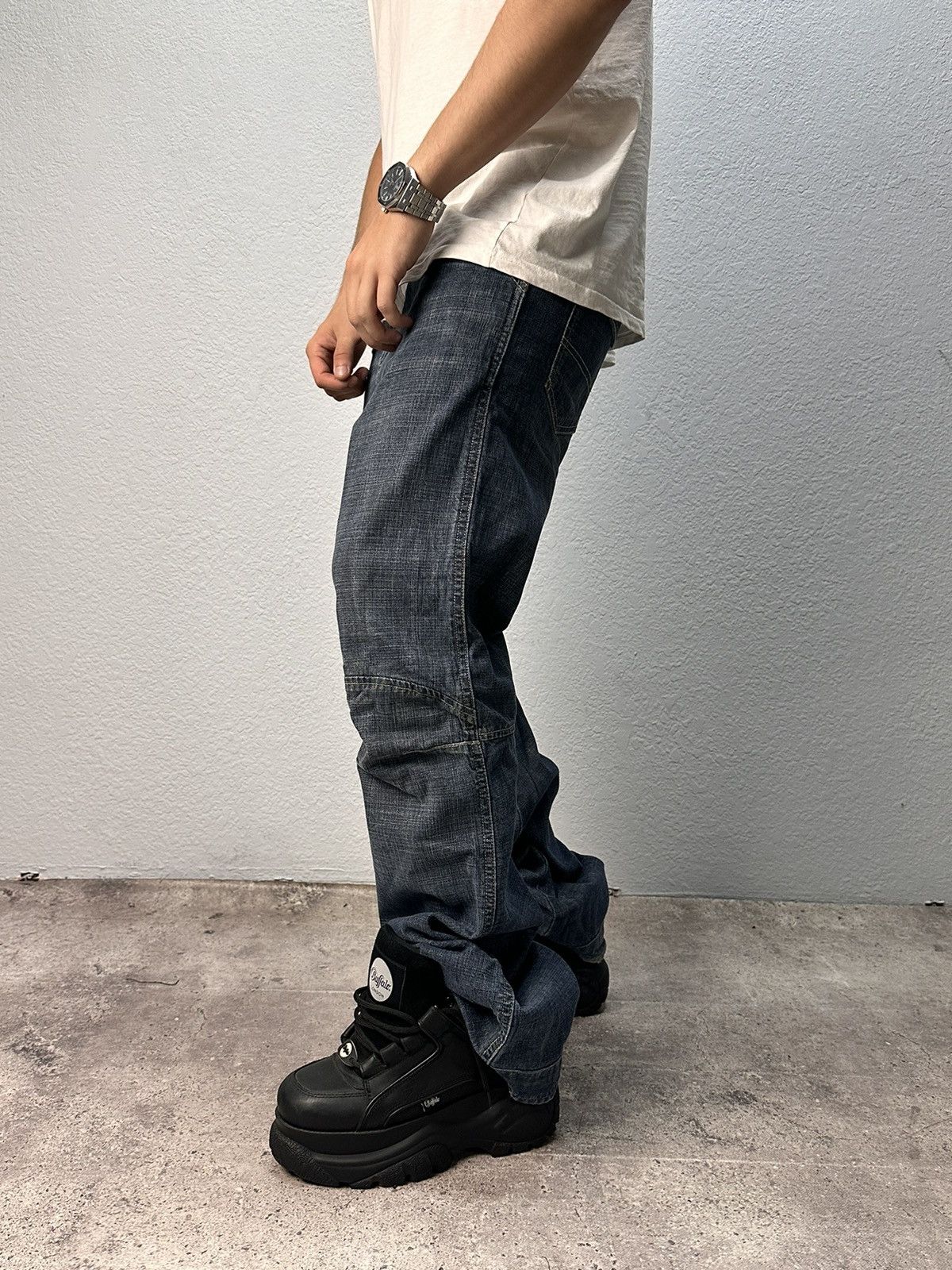 GOA G-Star Raw Blue Distressed Denim Pants Size 34 Size US 34 / EU 50 - 6 Thumbnail