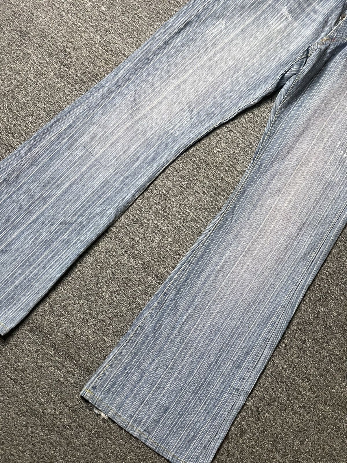 Japanese Brand × Vintage Japanese Brand Distressed Denim Wide Leg Jeans (112) Size US 31 - 3 Thumbnail