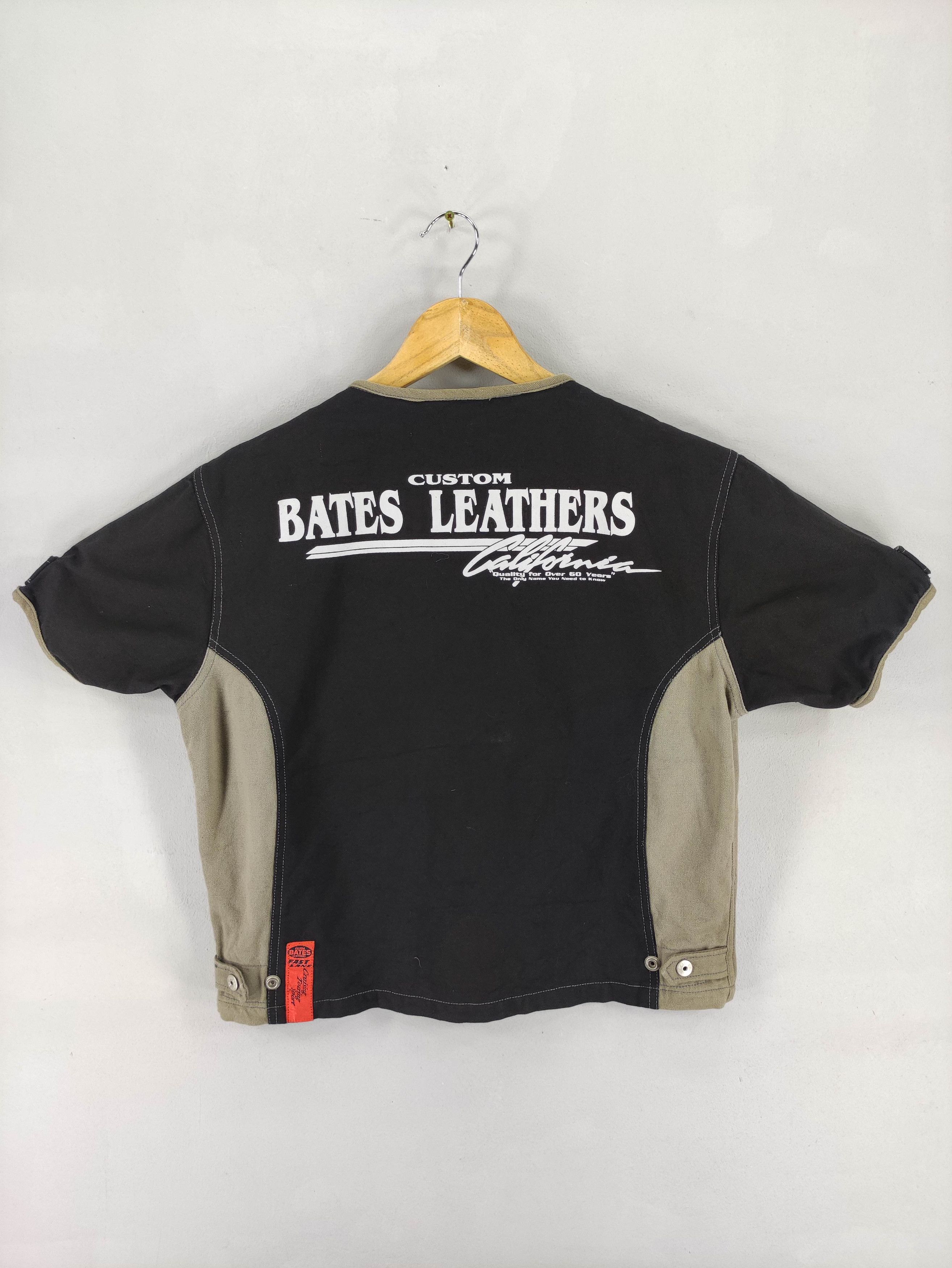 Japanese Brand Vintage Bates Short Sleeve Jacket Zipper Size US L / EU 52-54 / 3 - 9 Thumbnail