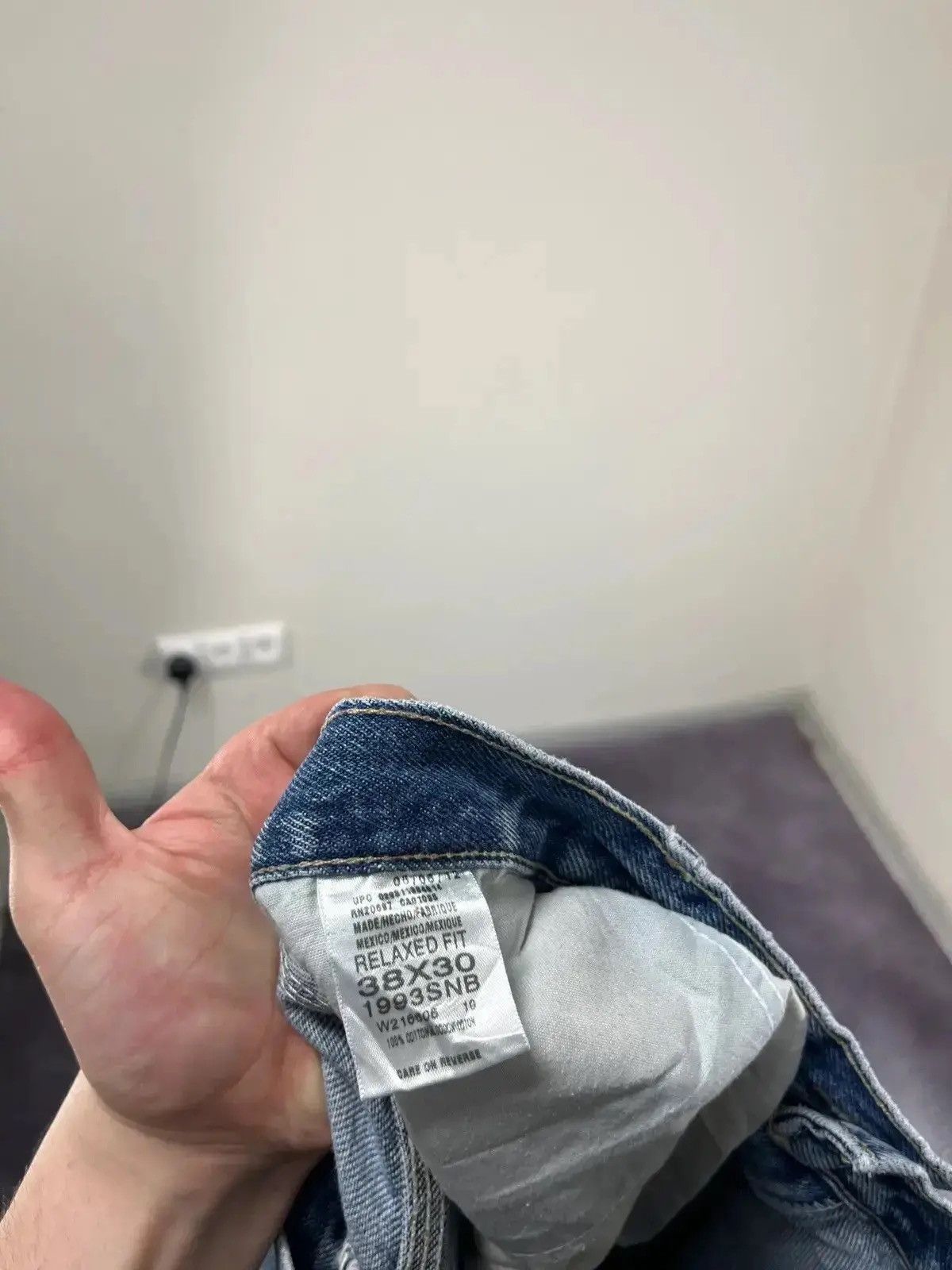 Dickies × Vintage Vintage Dickies Light Blue Faded Denim Work Hype Baggy Jeans Size US 38 / EU 54 - 10 Thumbnail