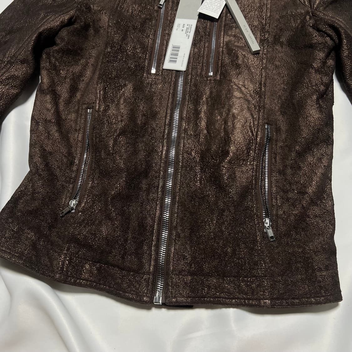 Rick Owens Rick Owens 20SS Tecuatl Lamb leather biker jacket Size US M / EU 48-50 / 2 - 6 Thumbnail