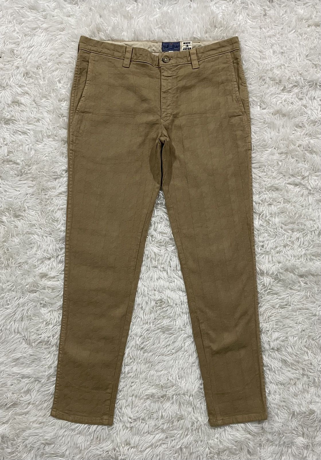 Blue Blue Japan × Japanese Brand BLUE BLUE JAPAN Made By Seilin&Co Houndstooth Slim Fit Pants Size US 32 / EU 48 - 1 Thumbnail