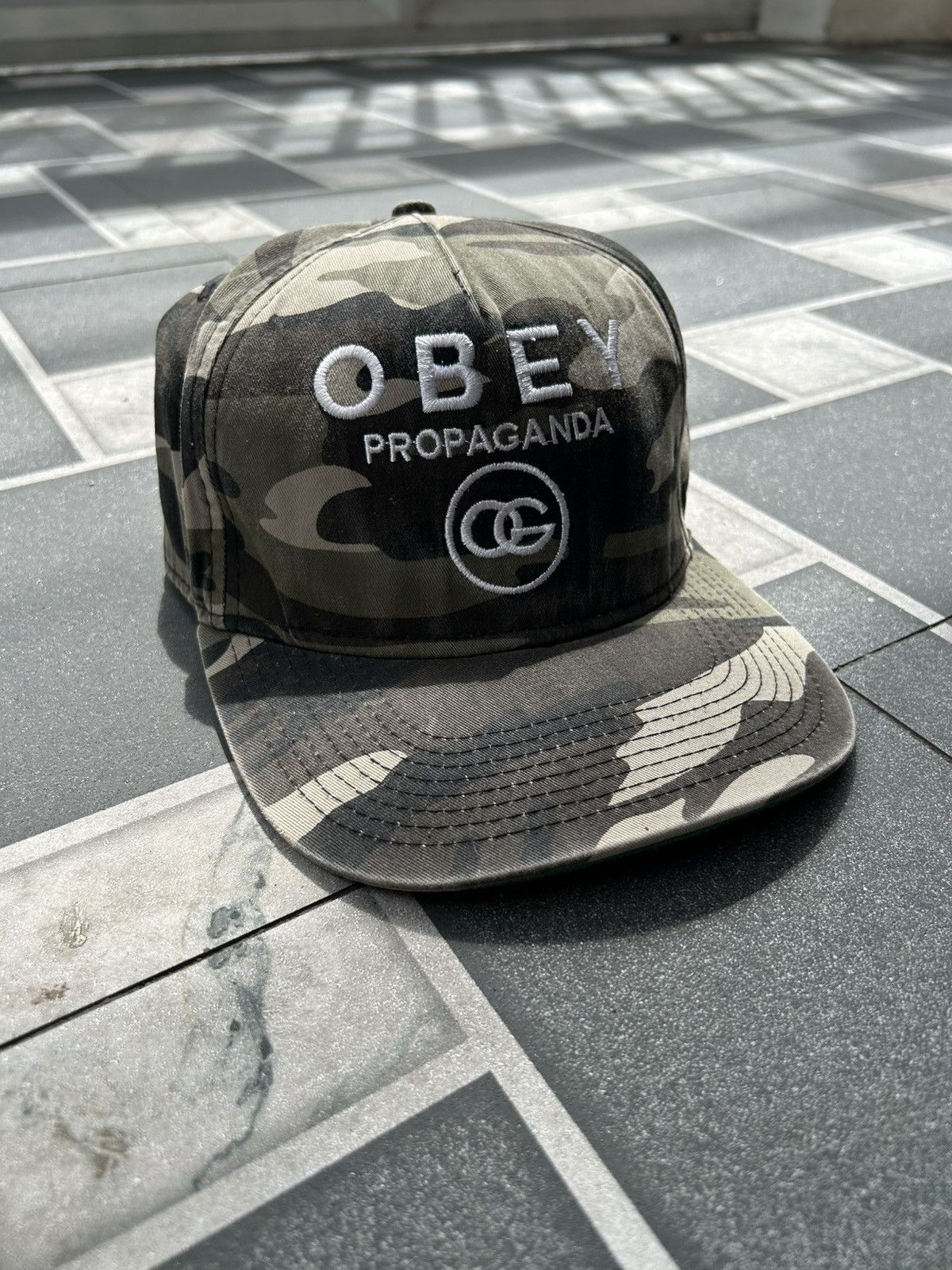 Obey OBEY propaganda camo snapback hat Size ONE SIZE - 1 Thumbnail
