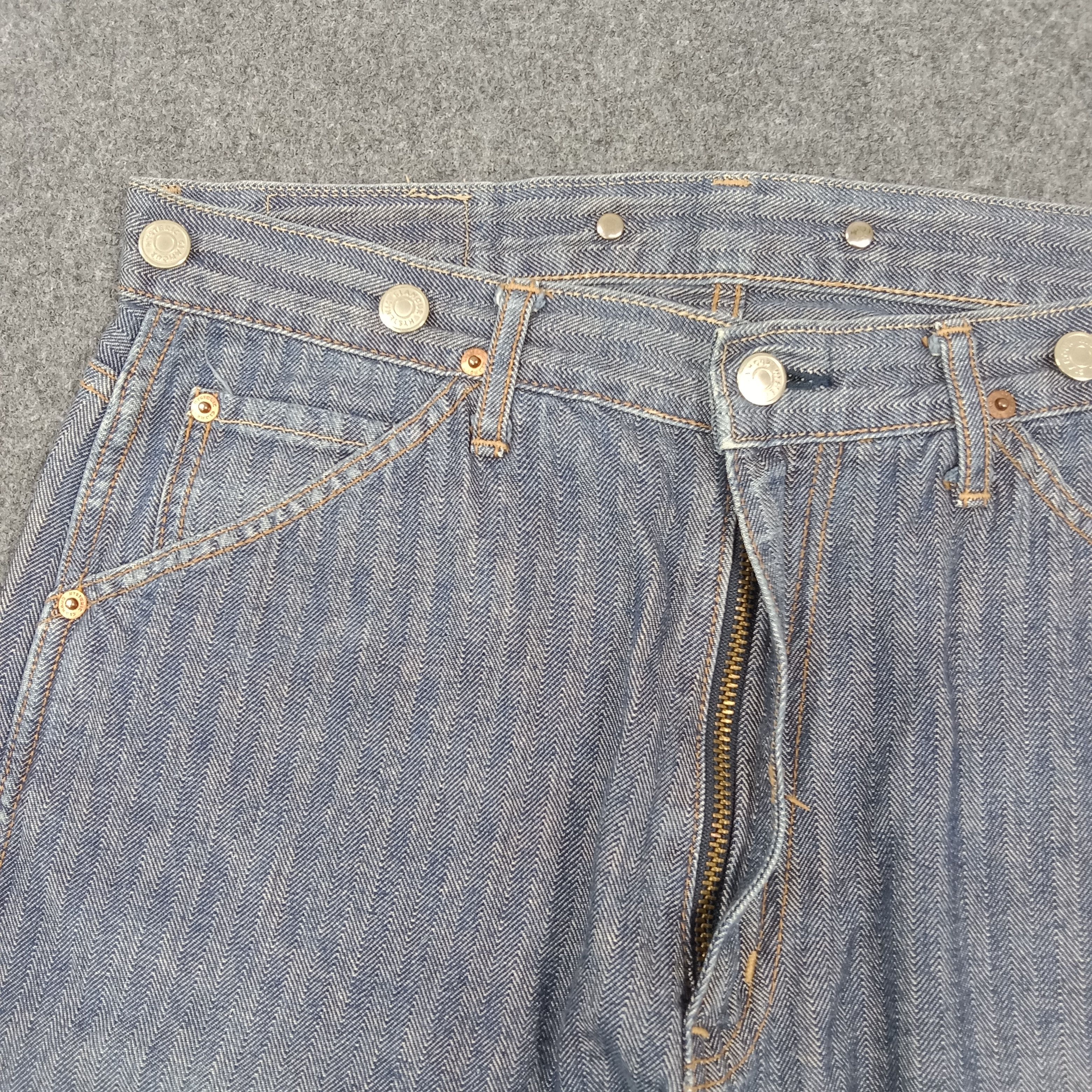 Hysteric Glamour Hysteric Glamour Kinky Japanese Denim Stripes Jeans C280N31 Size US 32 / EU 48 - 7 Thumbnail