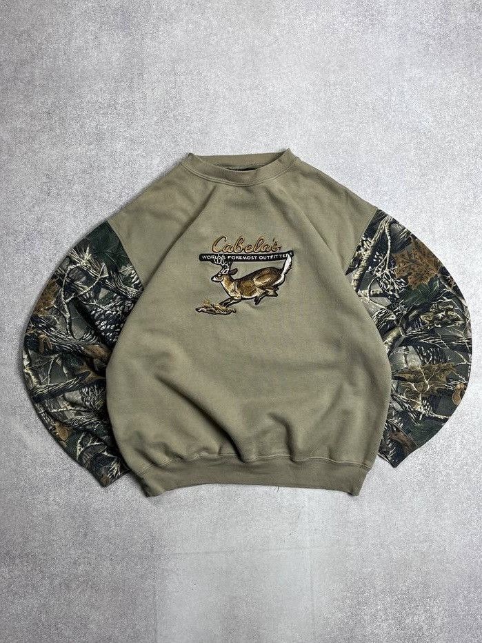 Japanese Brand × Realtree × Vintage Vintage Realtree 3D Camo Boxy Sweatshirt Y2K L Size US L / EU 52-54 / 3 - 1 Thumbnail