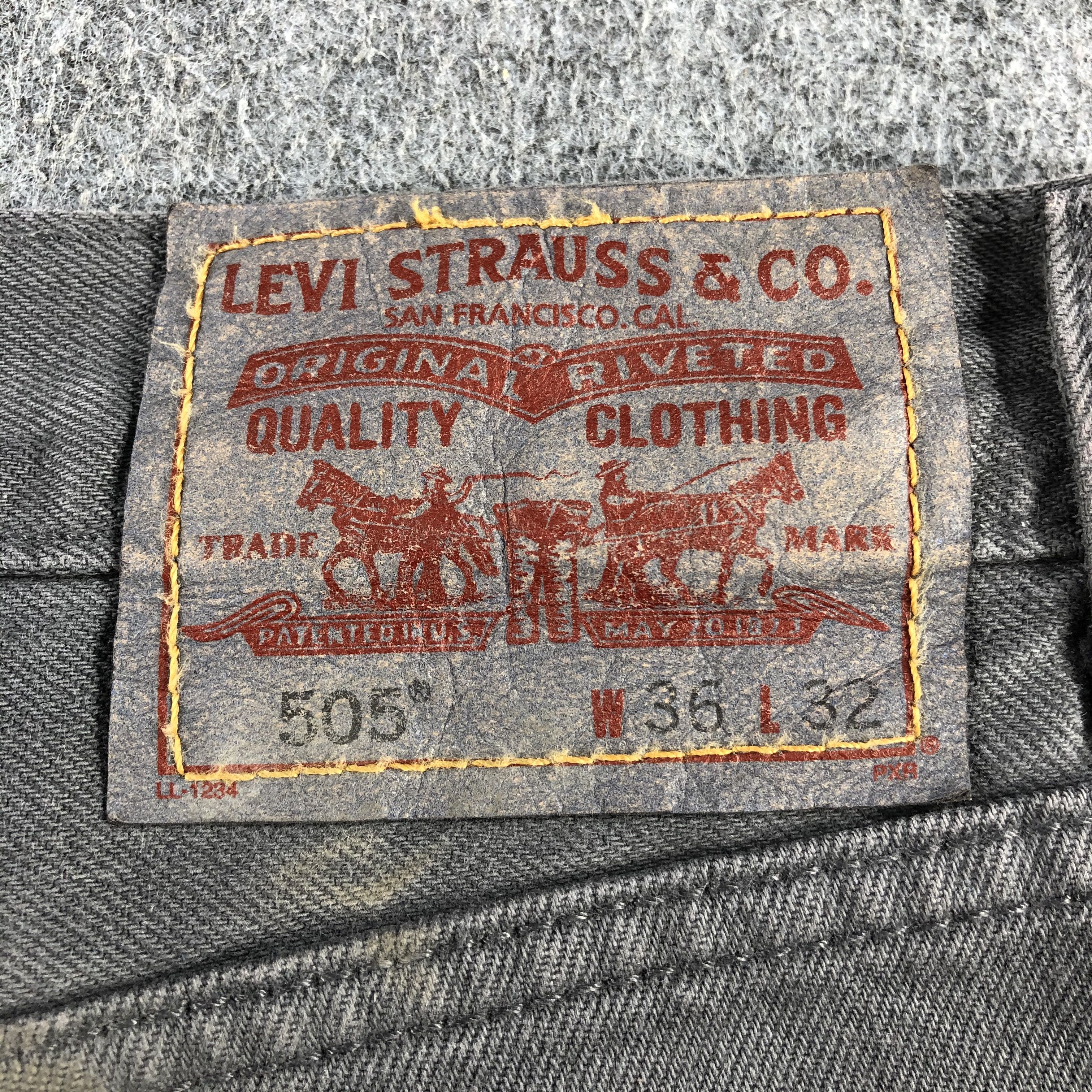 Levi's Vintage Levis 505 Earth Tone Jeans-J2152 Size US 35 - 5 Thumbnail
