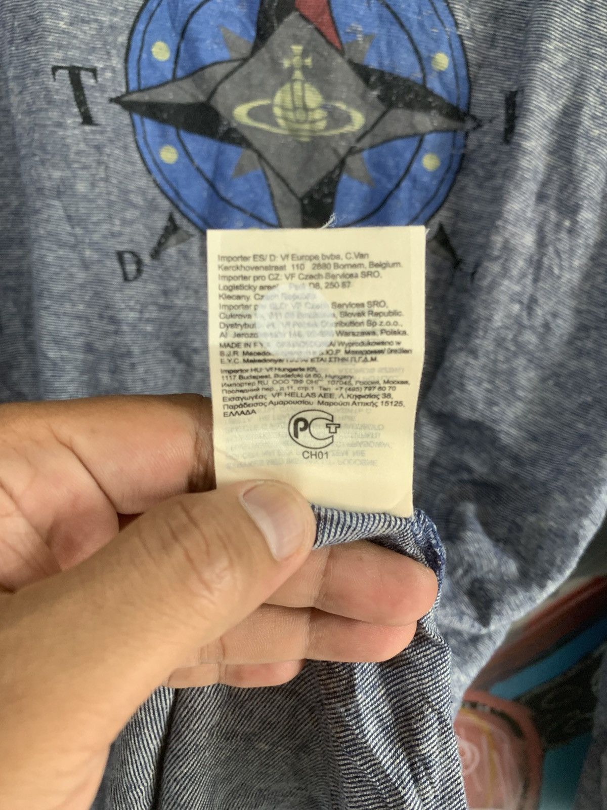 Lee × Vivienne Westwood Vivienne Westwood x Lee Logo Longsleeve Tee Shirt Size US M / EU 48-50 / 2 - 13 Thumbnail