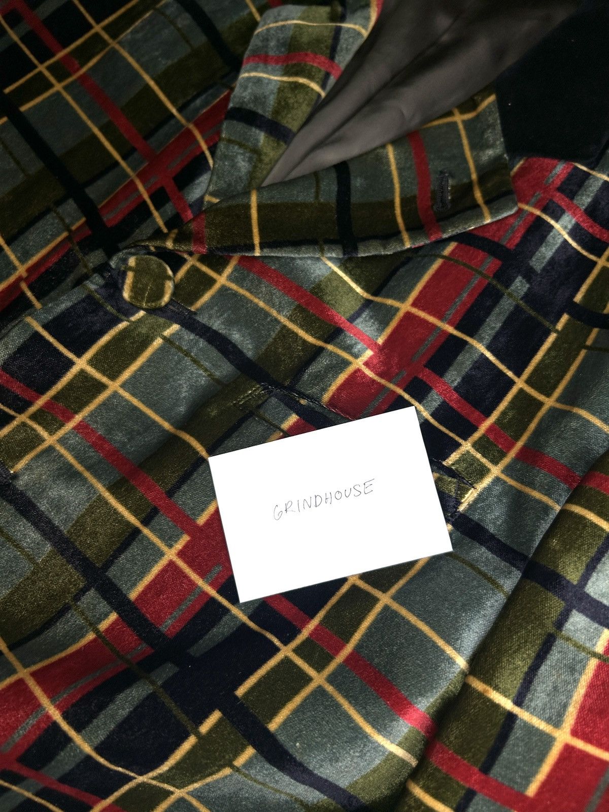 Jean Paul Gaultier F/W 97 Velvet Tartan Coat Size US M / EU 48-50 / 2 - 14 Thumbnail