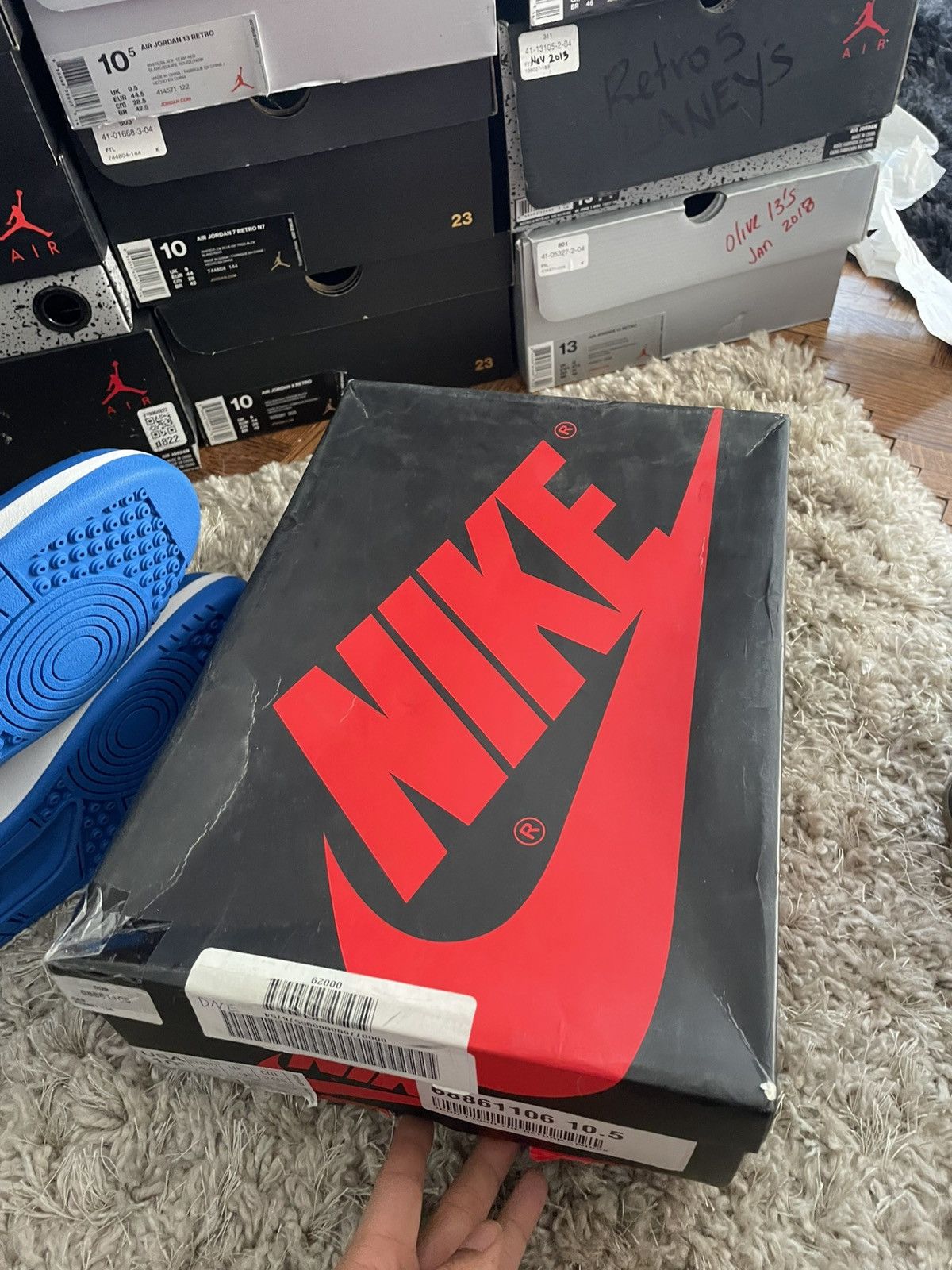 Fragment Design × Jordan Brand Jordan 1.5 Retro Reverse Fragment Size US 10.5 / EU 43-44 - 9 Thumbnail