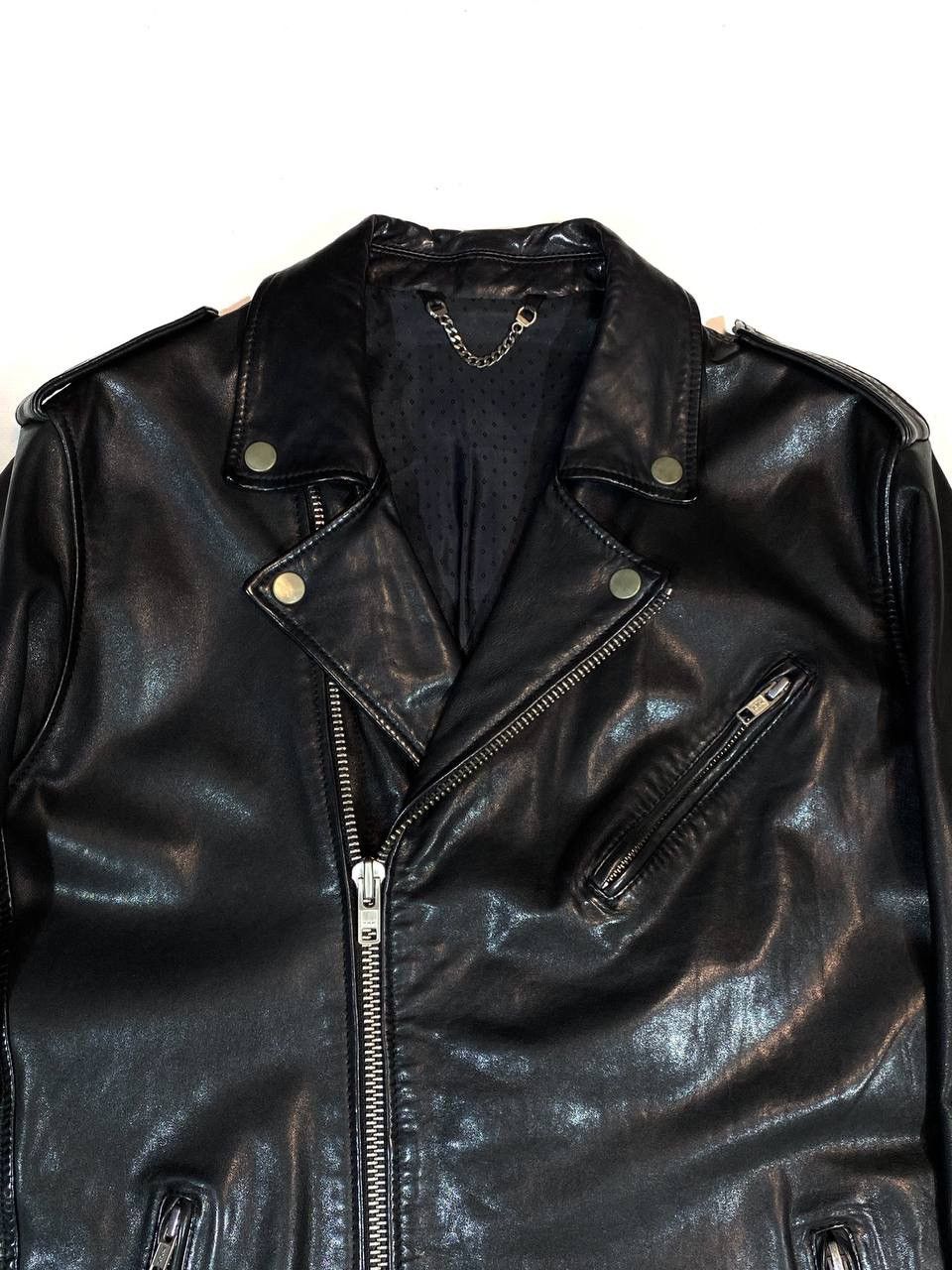 Sandro Sandro Paris Men Black Leather Jacket Biker Motorcycle Size US S / EU 44-46 / 1 - 3 Thumbnail