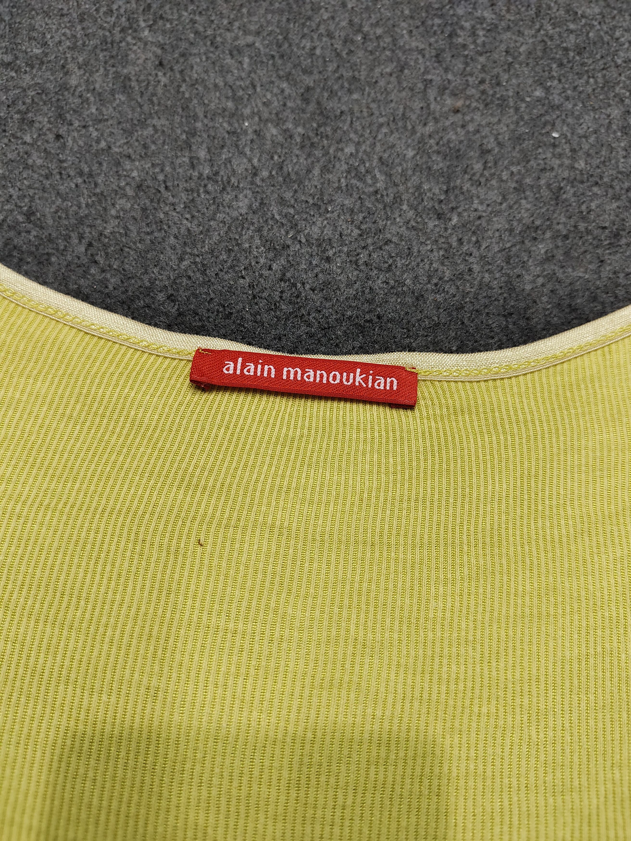 Vintage Vtg Alan Manokian💥Blend Viscose Material Tshirt Size L / US 10 / IT 46 - 4 Thumbnail