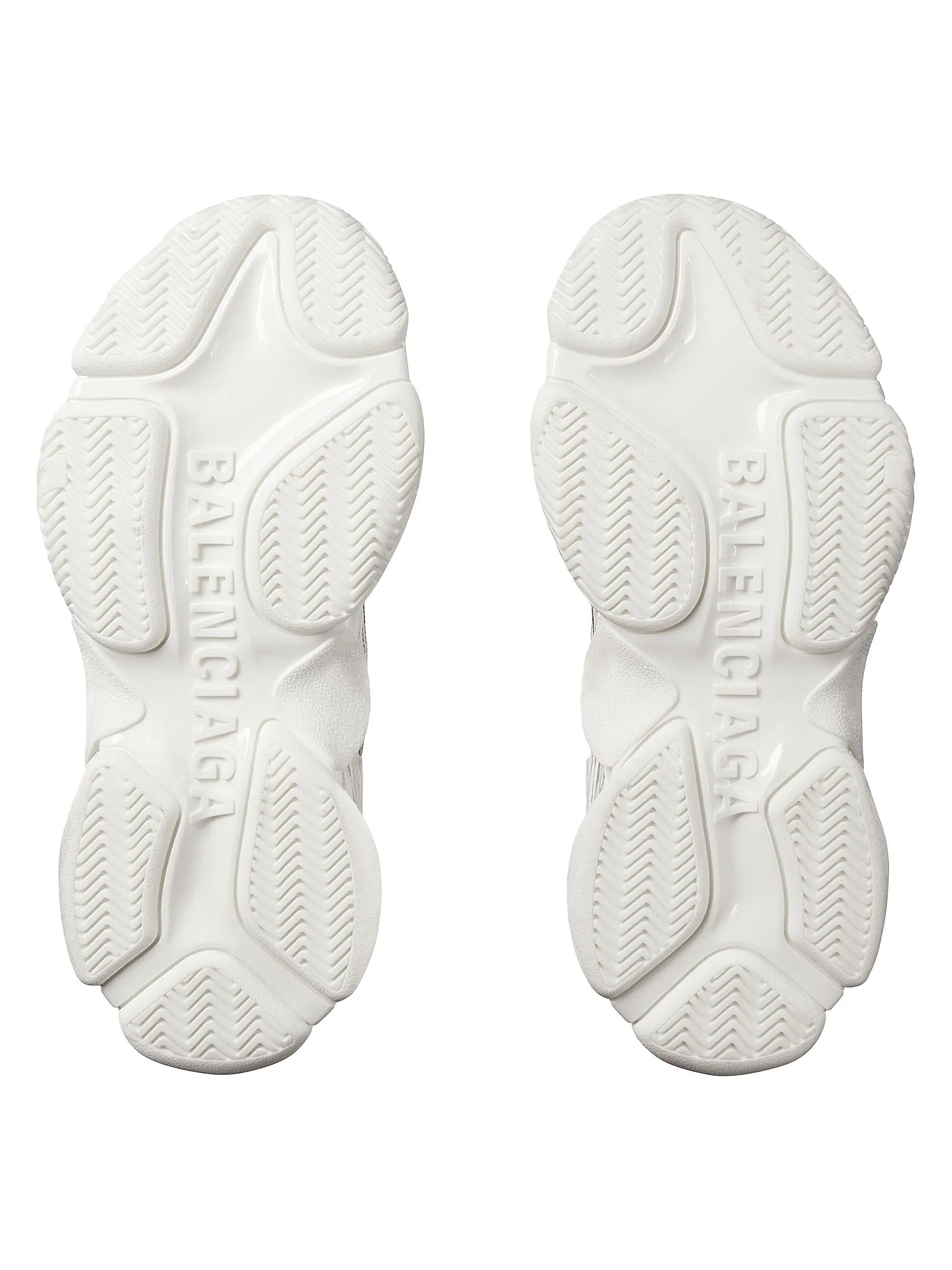 Balenciaga os11x0526 Triple S Sporty Sneakers in White Size US 12 / EU 45 - 4 Thumbnail