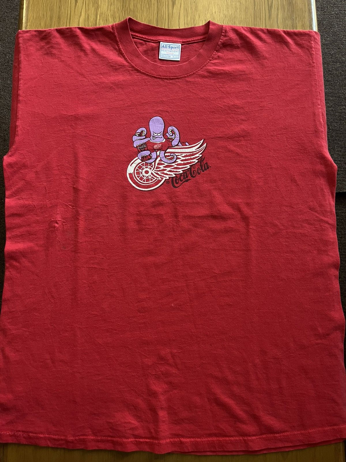 Coca Cola Vintage Coca-Cola Red Wing 90’s Team T-Shirt Size US XL / EU 56 / 4 - 3 Thumbnail