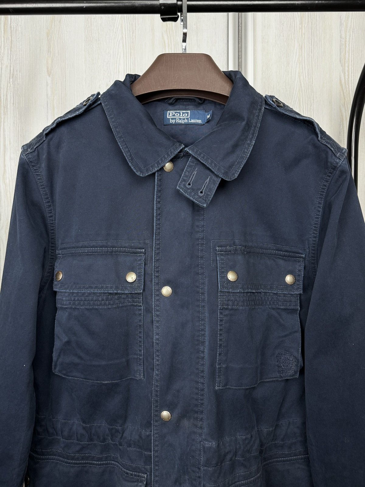 Polo Ralph Lauren Polo Ralph Lauren Military M-65 Navy Blue Utility Jacket Size US M / EU 48-50 / 2 - 3 Thumbnail