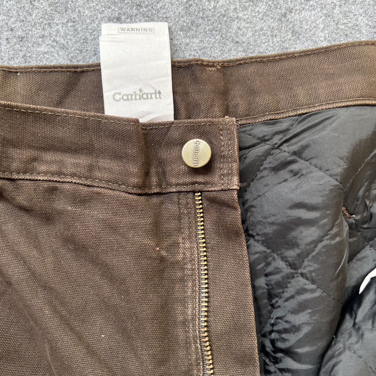 Carhartt × Vintage Vintage Carhartt Quilted Double Knee B194 DKB Size US 40 / EU 56 - 4 Thumbnail