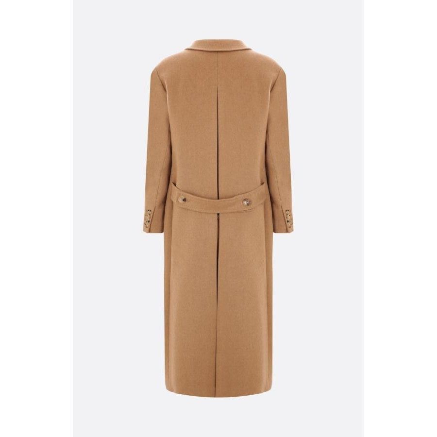 Max Mara MAX MARA Fungo Beige Wool Double-Breasted Coat New & Authent Size XS / US 0-2 / IT 36-38 - 2 Thumbnail