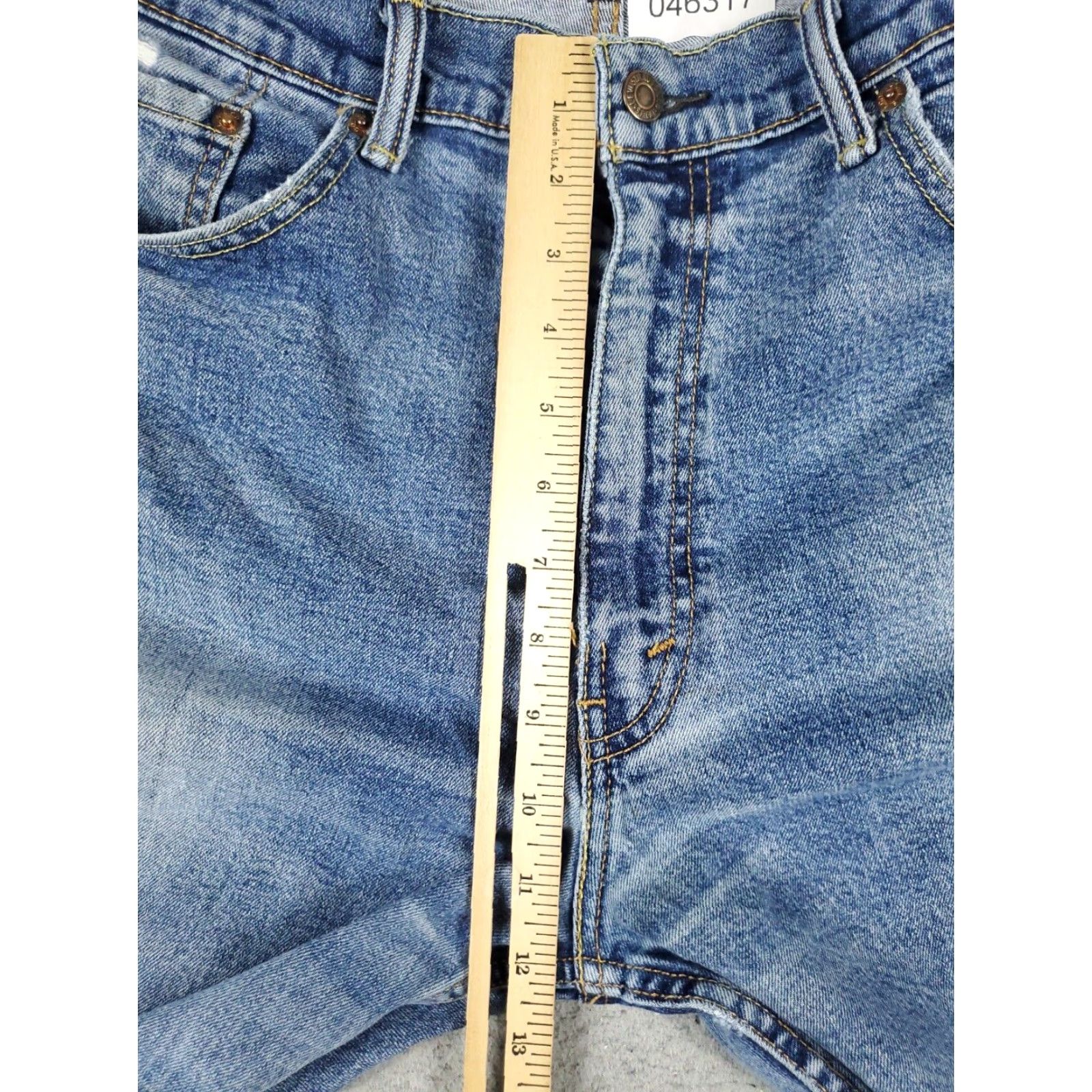 Levi's Levis 505 Jeans Mens 38x30 Blue Straight Leg Denim Pants Size US 38 / EU 54 - 3 Thumbnail