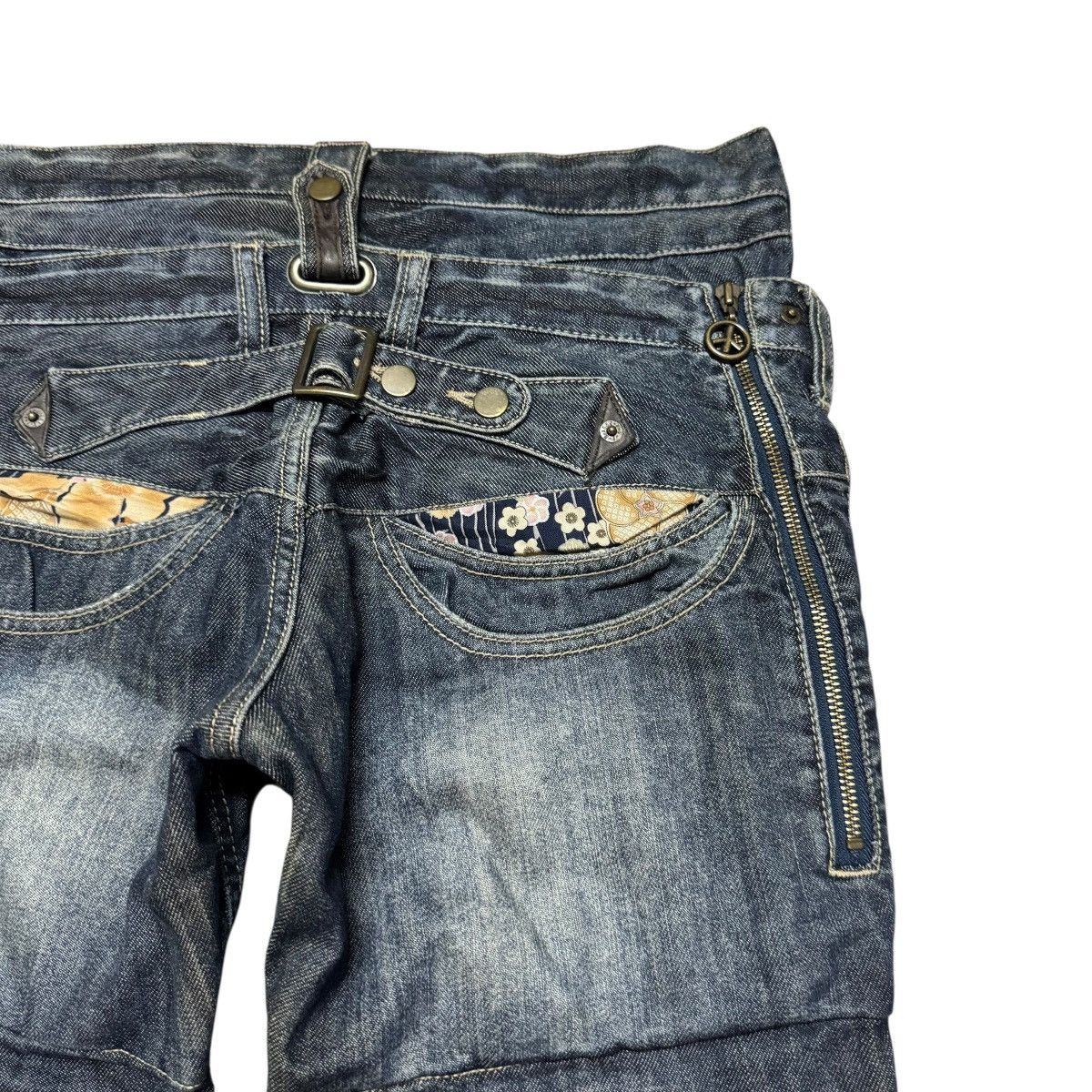 PPFM PPFM Double Waist Layered Denim Jeans Size US 32 / EU 48 - 13 Thumbnail