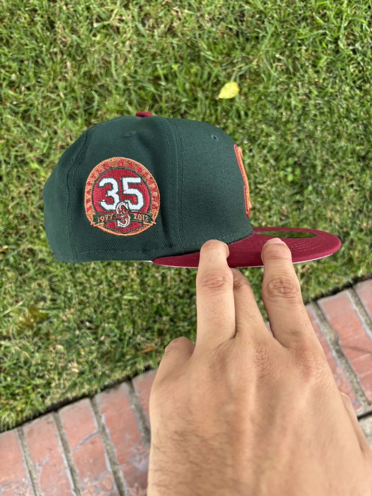 Topperz Topperz Exclusive Seattle Mariners TwoTone Fitted 71/4 Size ONE SIZE - 2 Thumbnail