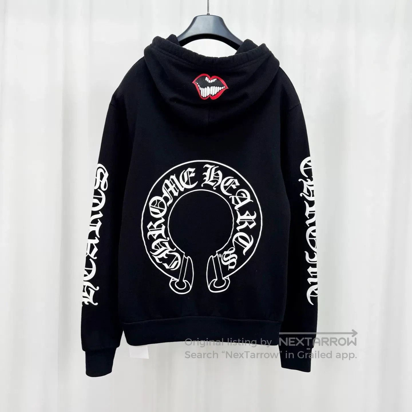 Chrome Hearts chrome hearts mattyboy red lips hoodie. Size XS / US 0-2 / IT 36-38 - 2 Thumbnail