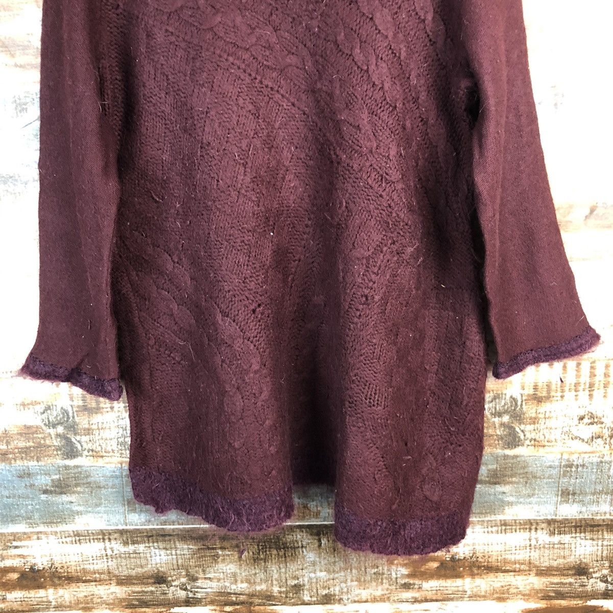 Homespun Knitwear Japan streetwear Purple Knitwear #A1259 Size M / US 6-8 / IT 42-44 - 6 Thumbnail