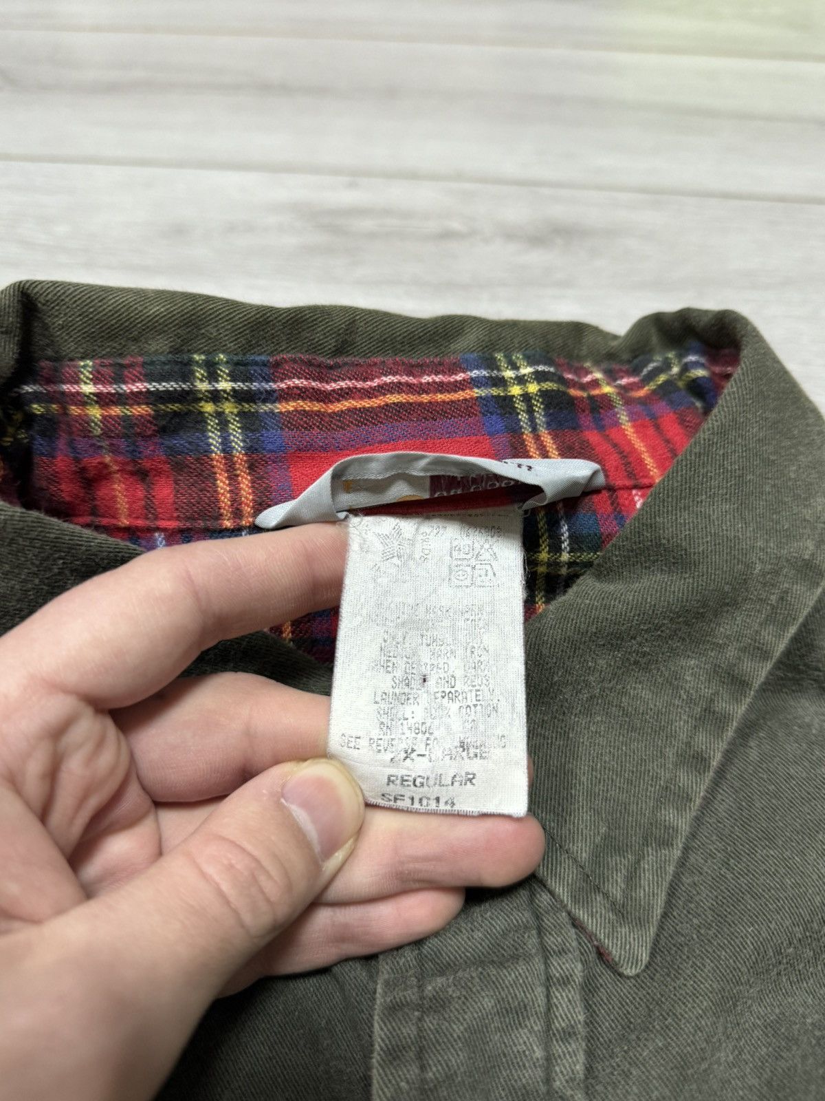 Carhartt Carhartt vintage work flannel buttons shirt insulated Size US XL / EU 56 / 4 - 7 Thumbnail