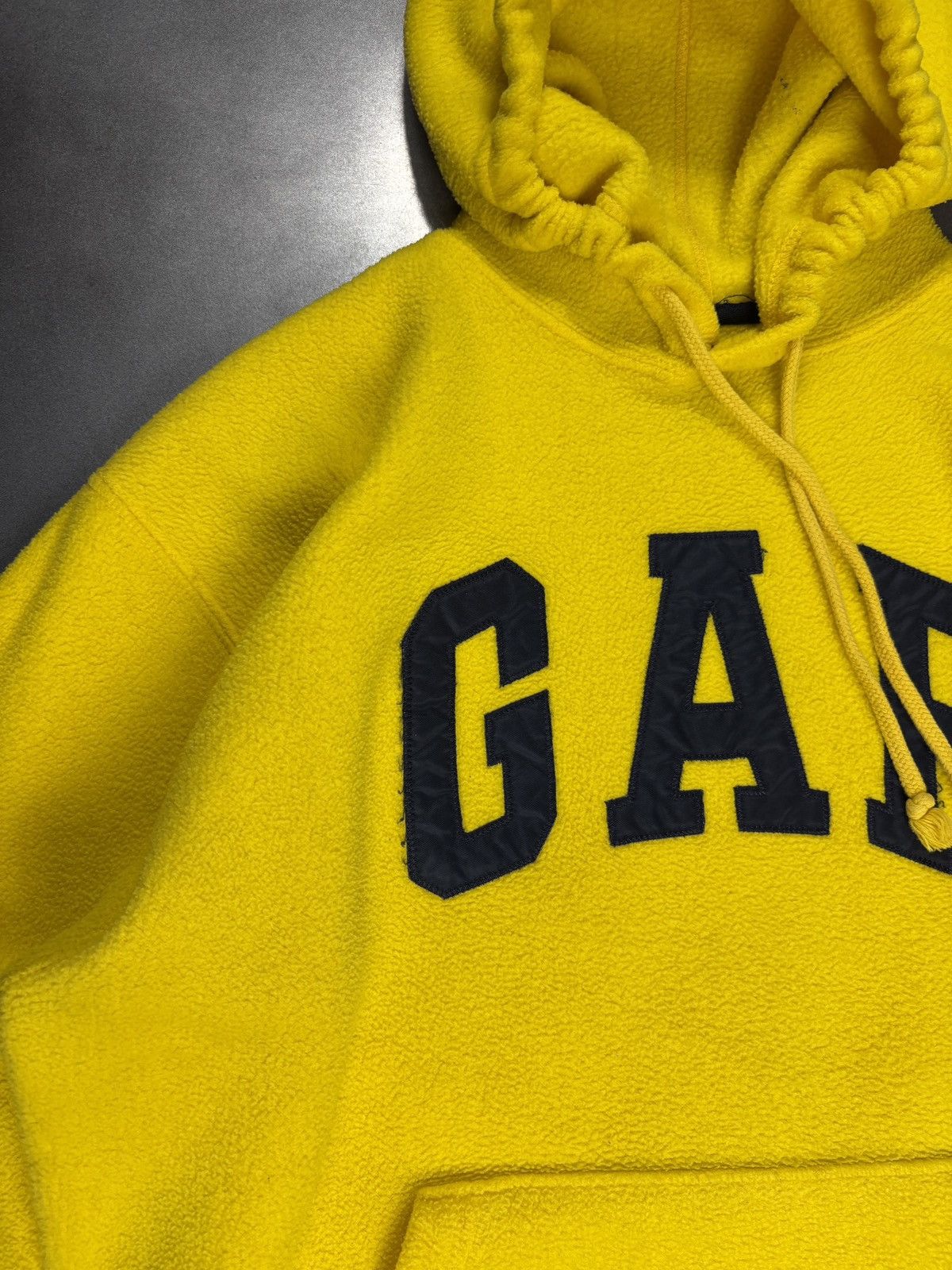 Gap × Vintage Vintage GAP Fleece Hoodie Pullover 1990s 2000s GAP Raglan Size US S / EU 44-46 / 1 - 15 Thumbnail