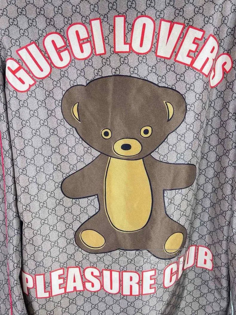 Gucci Gucci Old flower back bear pattern co-branded windbreaker Size US M / EU 48-50 / 2 - 7 Thumbnail