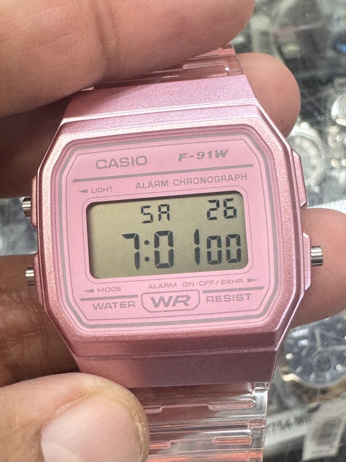 Casio Casio Pink Watch Size ONE SIZE - 1 Thumbnail