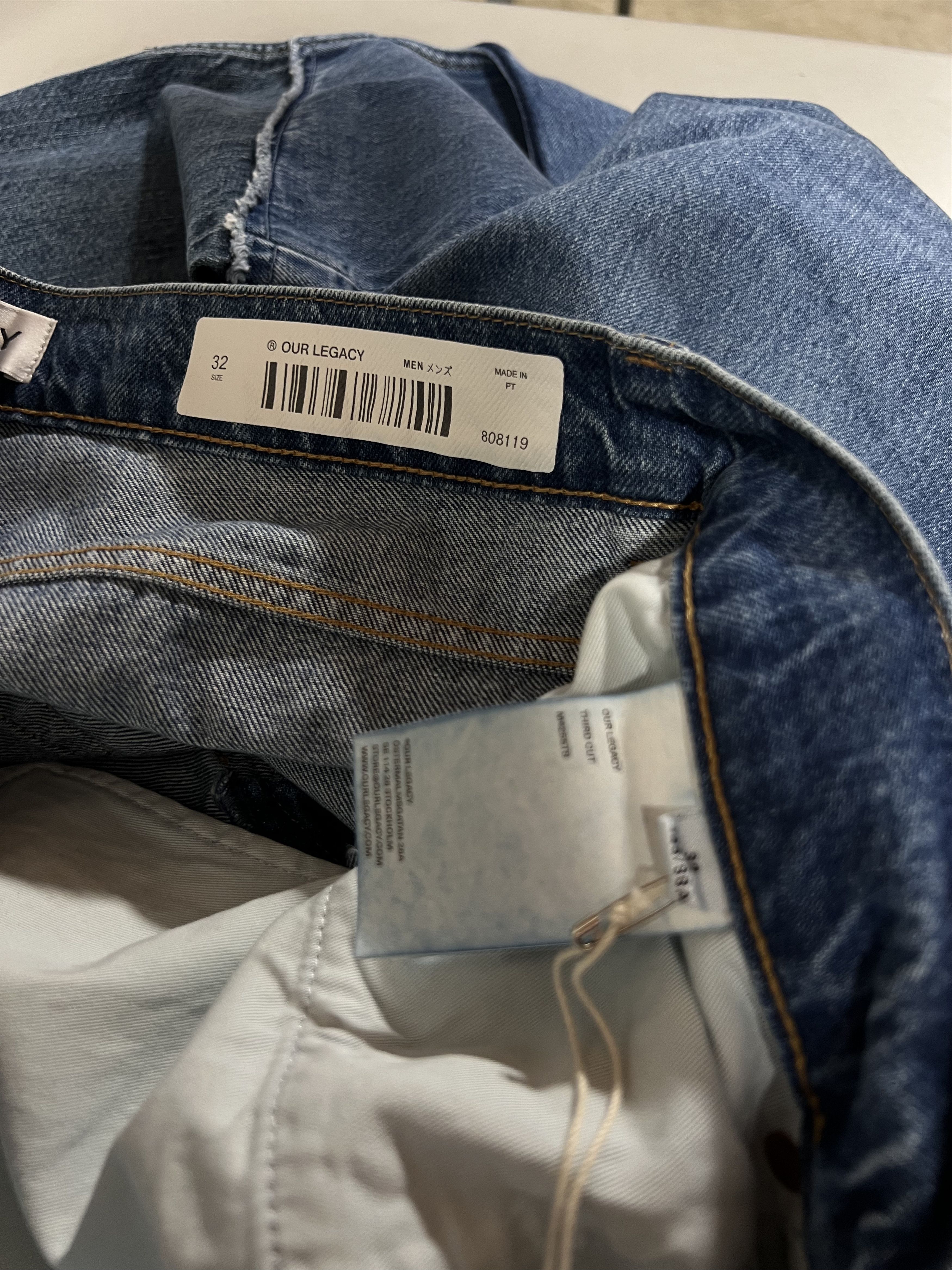 Our Legacy Our Legacy Third Cut Jeans 'Shelly Wash' Size US 32 / EU 48 - 4 Thumbnail