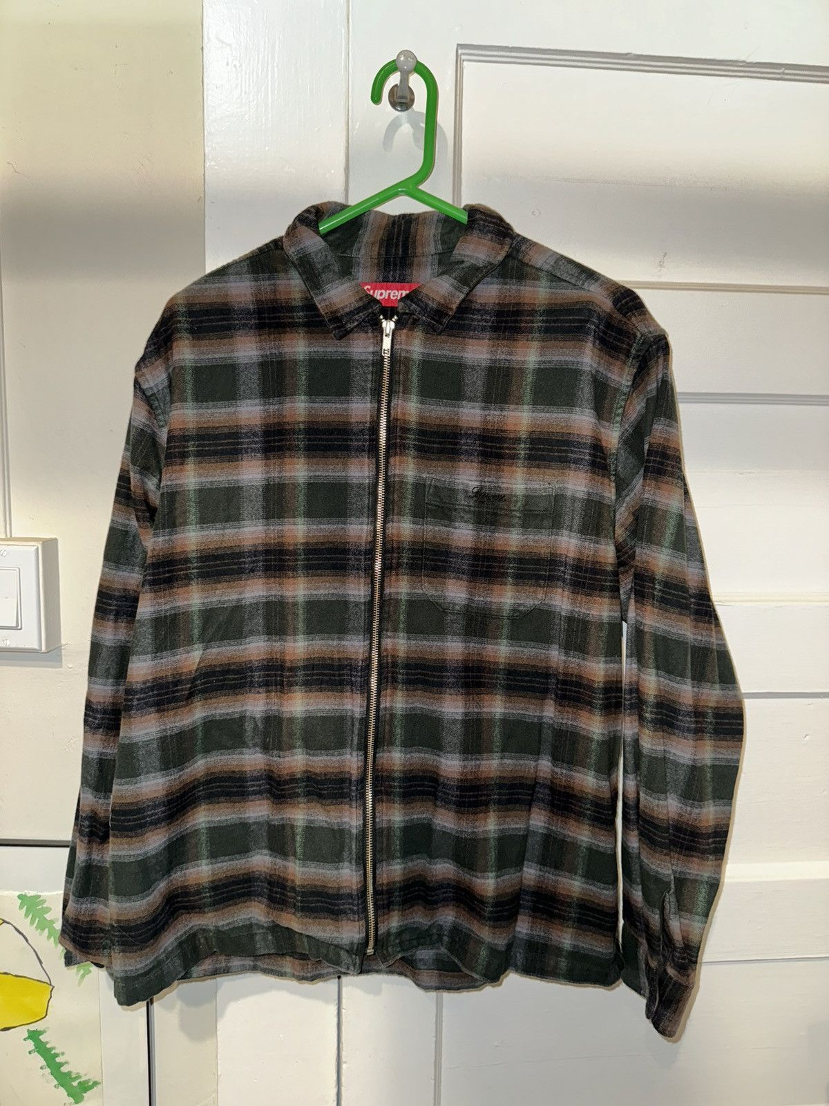 Supreme SS24 Supreme Zip Flannel | Grailed