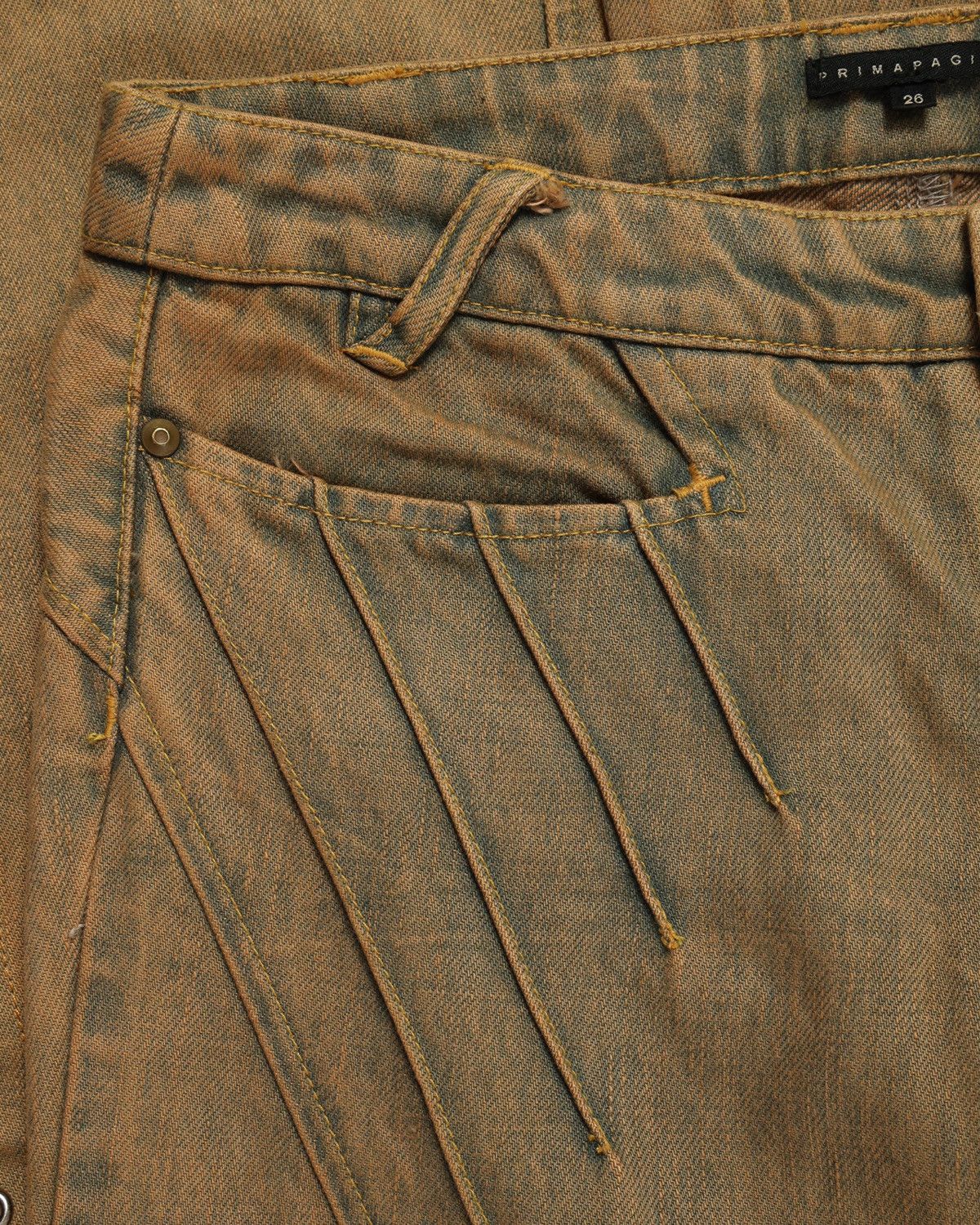 Japanese Brand × Le Grande Bleu (L.G.B.) × Tornado Mart PRIMAPAGINA mudwash lace up flare jeans Size US 26 / EU 42 - 3 Thumbnail