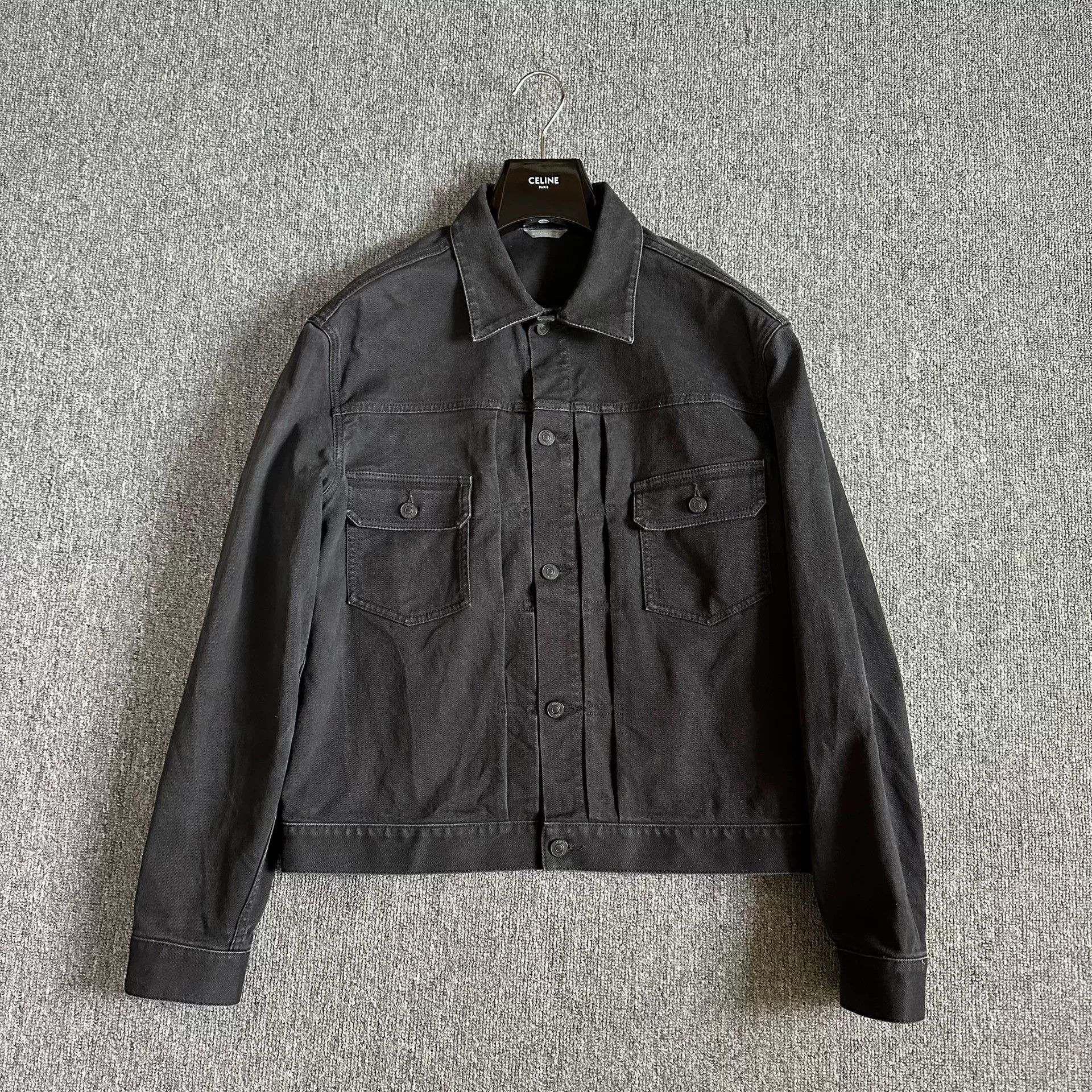 Dior Dior Black Distressed Back Floral Denim Jacket Size US L / EU 52-54 / 3 - 1 Thumbnail