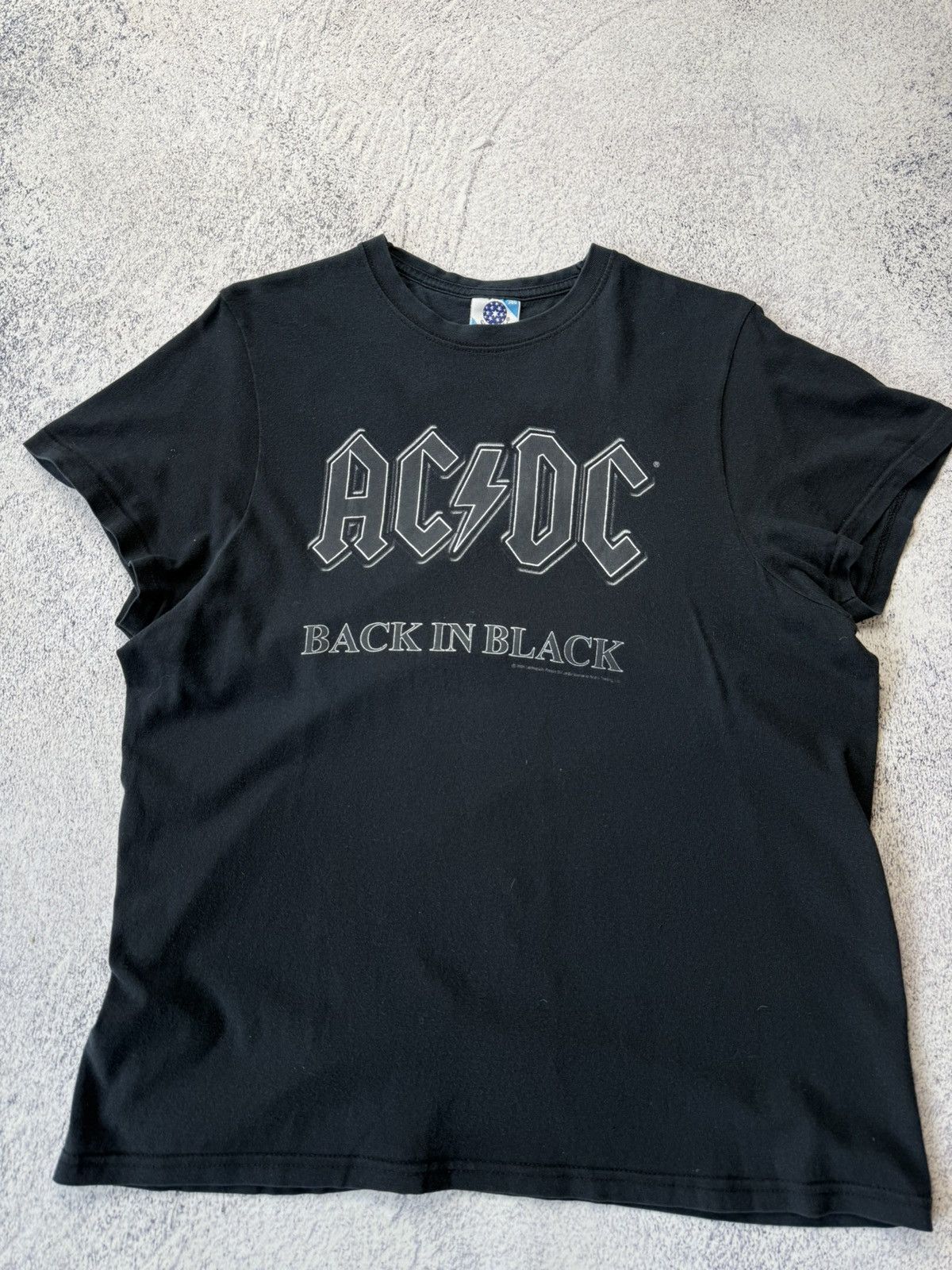 AC/DC Vintage AC/DC Back in Black 2004 T-shirts tour tee Size US L / EU 52-54 / 3 - 6 Thumbnail