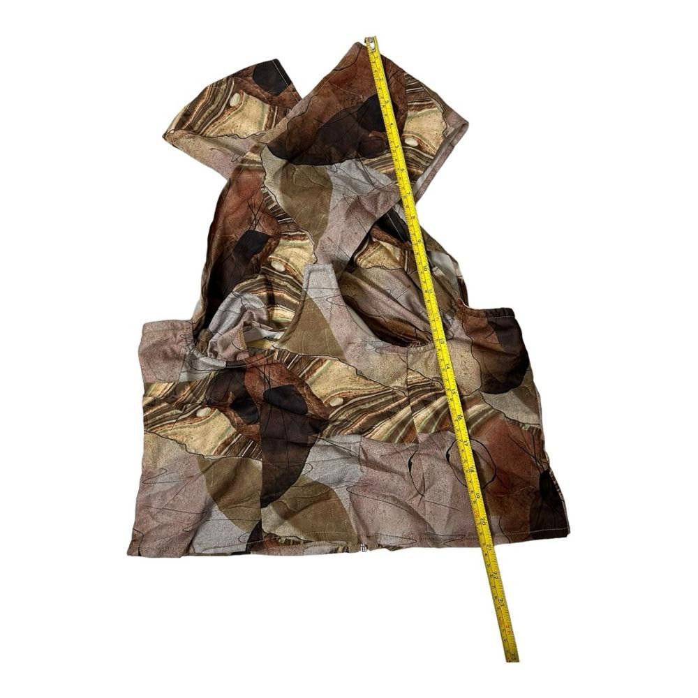 Designer PrettyLittleThing l NWT Abstract Crossover Zip Top Size 6 Size M / US 6-8 / IT 42-44 - 4 Thumbnail