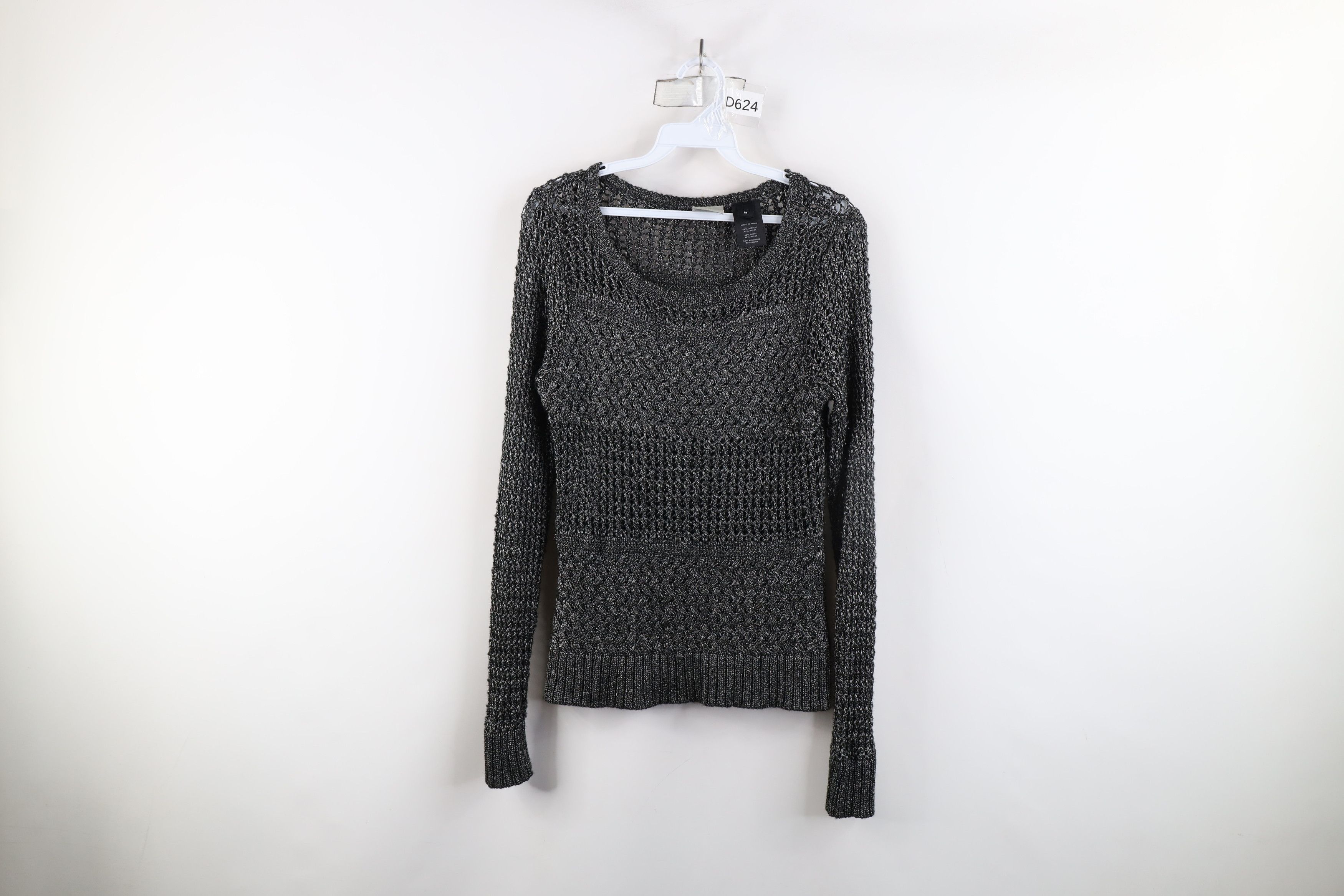 Harley Davidson × Vintage Vintage Y2K Harley Davidson Sheer Crochet Knit Sweater Size M / US 6-8 / IT 42-44 - 1 Thumbnail