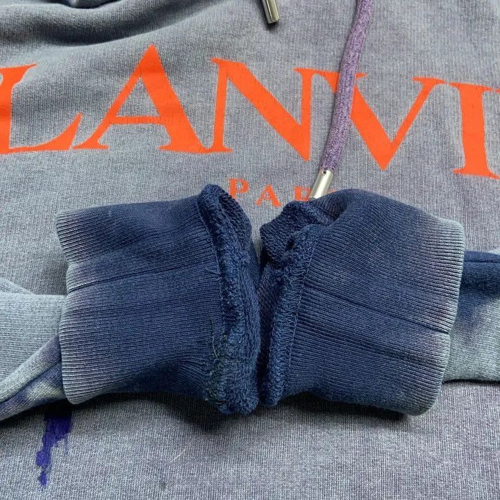 Lanvin Lanvin x Gallery Dept. Logo Hoodie for Men -2507 Size US M / EU 48-50 / 2 - 6 Thumbnail