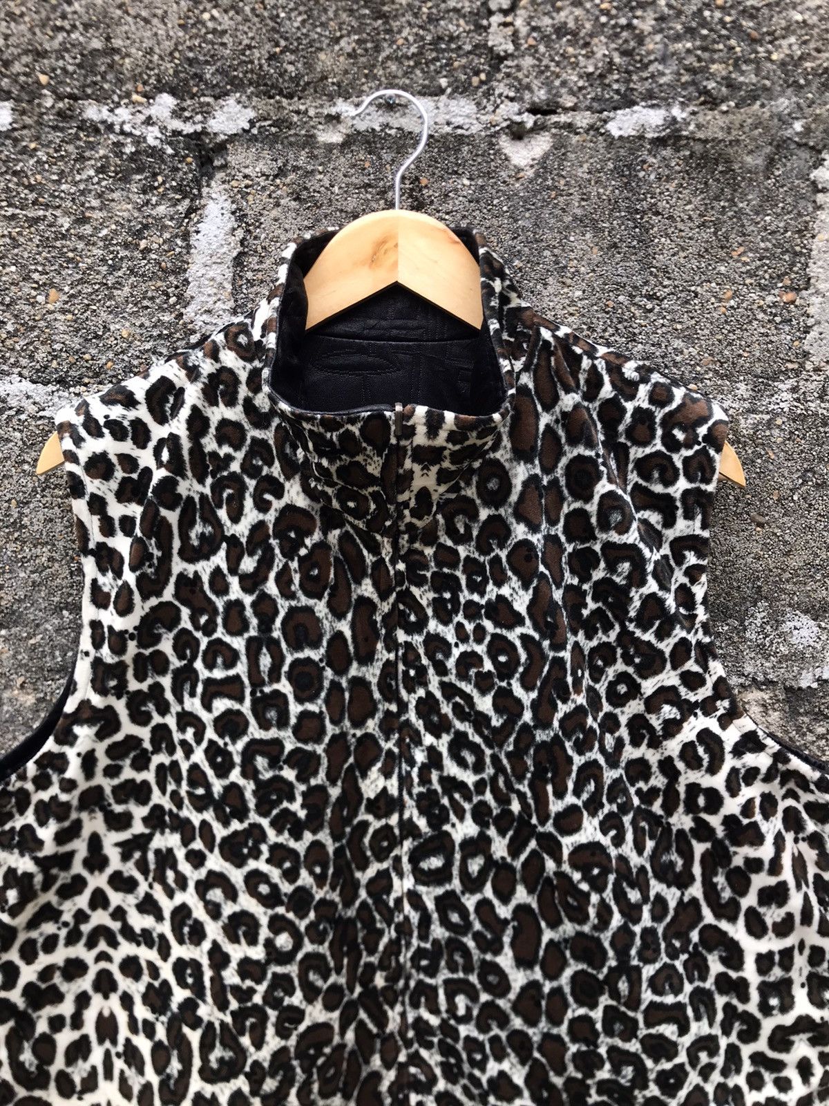 Japanese Brand ⚡️Vintage Leopard Print Reversable Vest Jacket Size US L / EU 52-54 / 3 - 4 Thumbnail